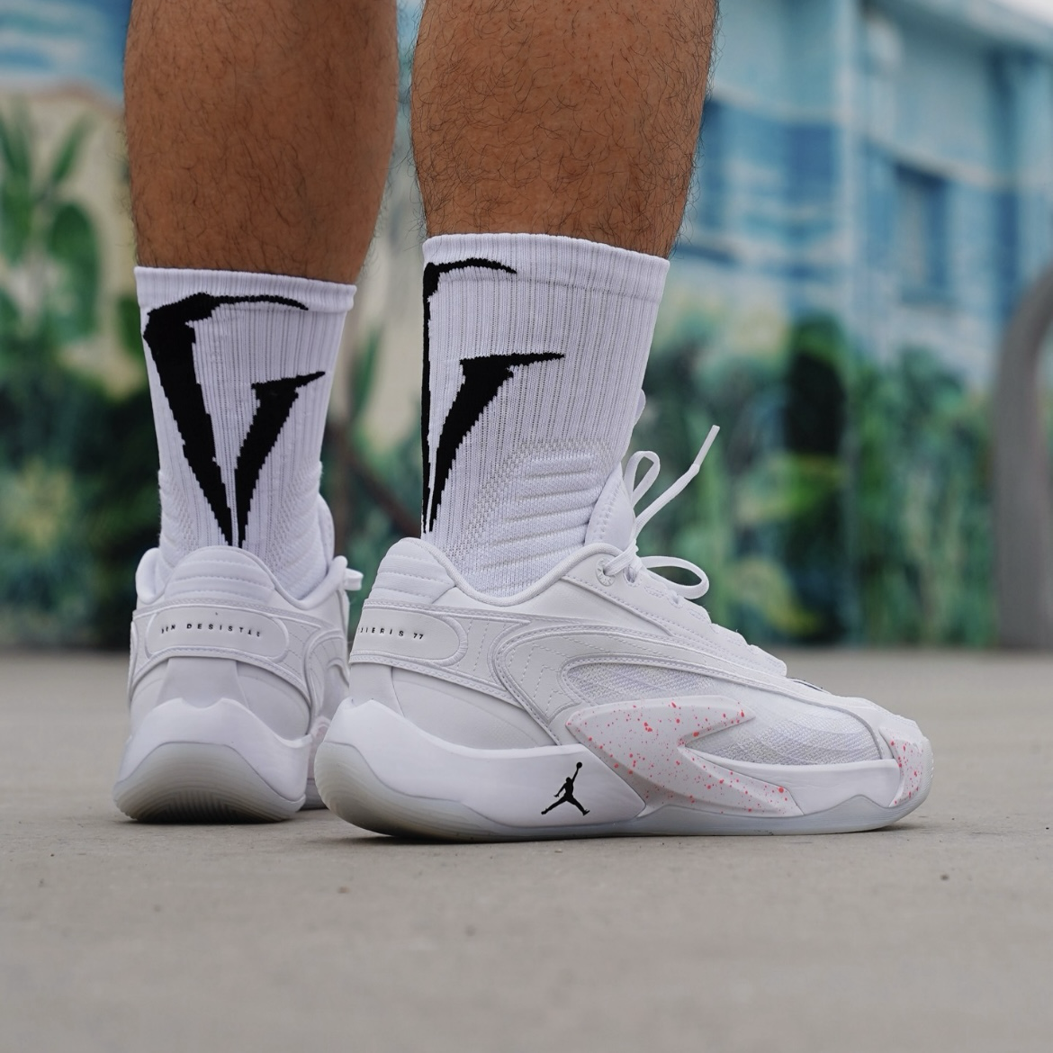 Nike Air Jordan Luka 2 PF 全白潑墨 AJ 休閒機能 實戰籃球鞋