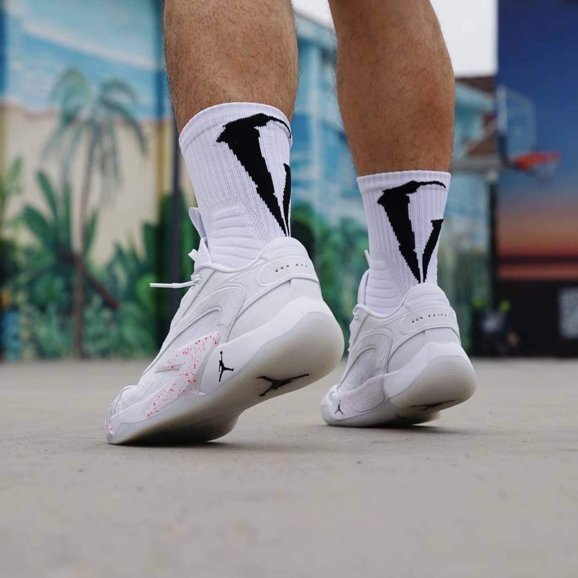 Nike Air Jordan Luka 2 PF 全白潑墨AJ 休閒機能實戰籃球鞋DX9012-106