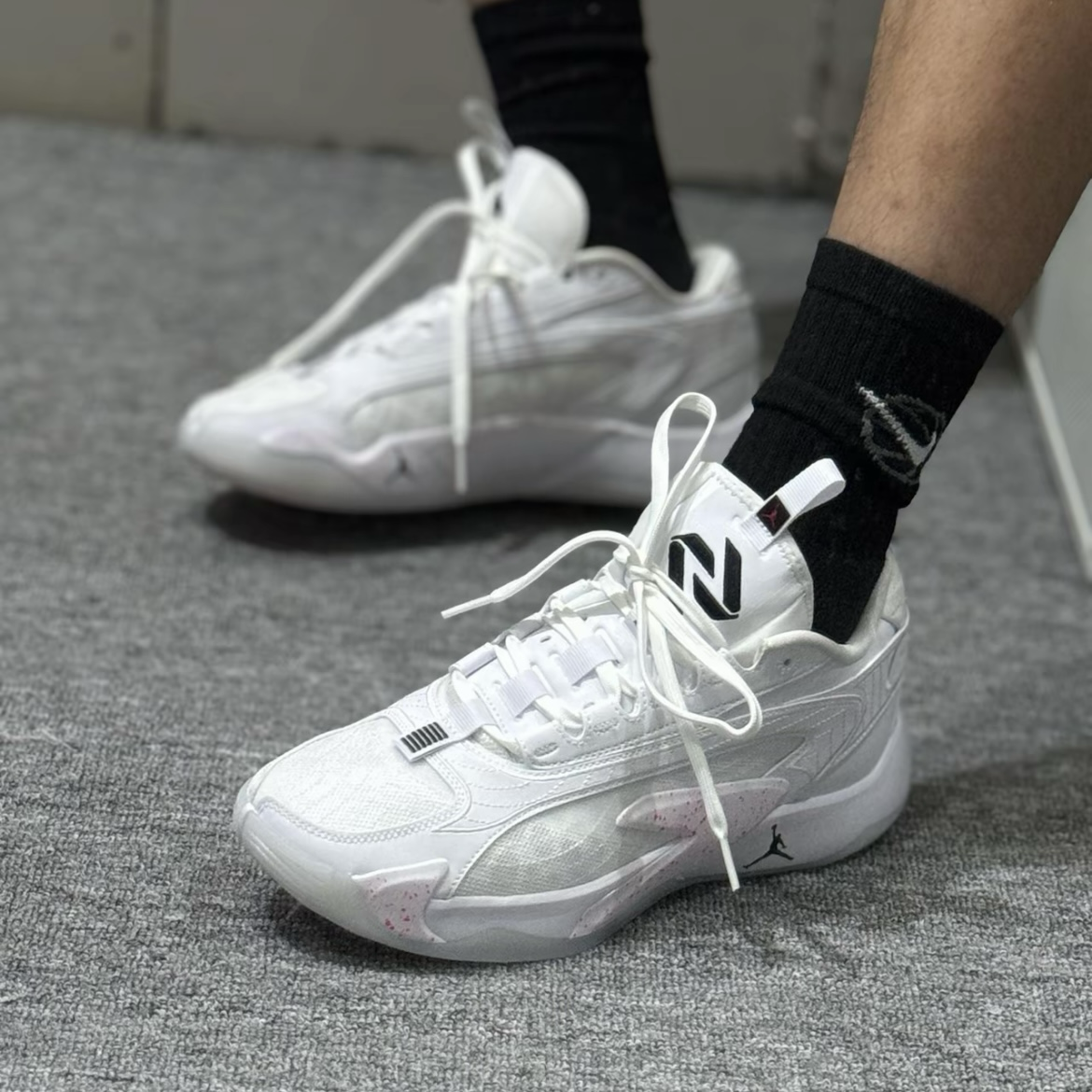 Nike Air Jordan Luka 2 PF 全白潑墨AJ 休閒機能實戰籃球鞋DX9012-106