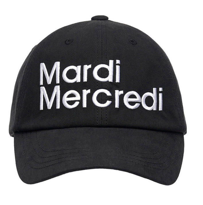 MARDI MERCREDI 正體標誌老帽 - 黑白