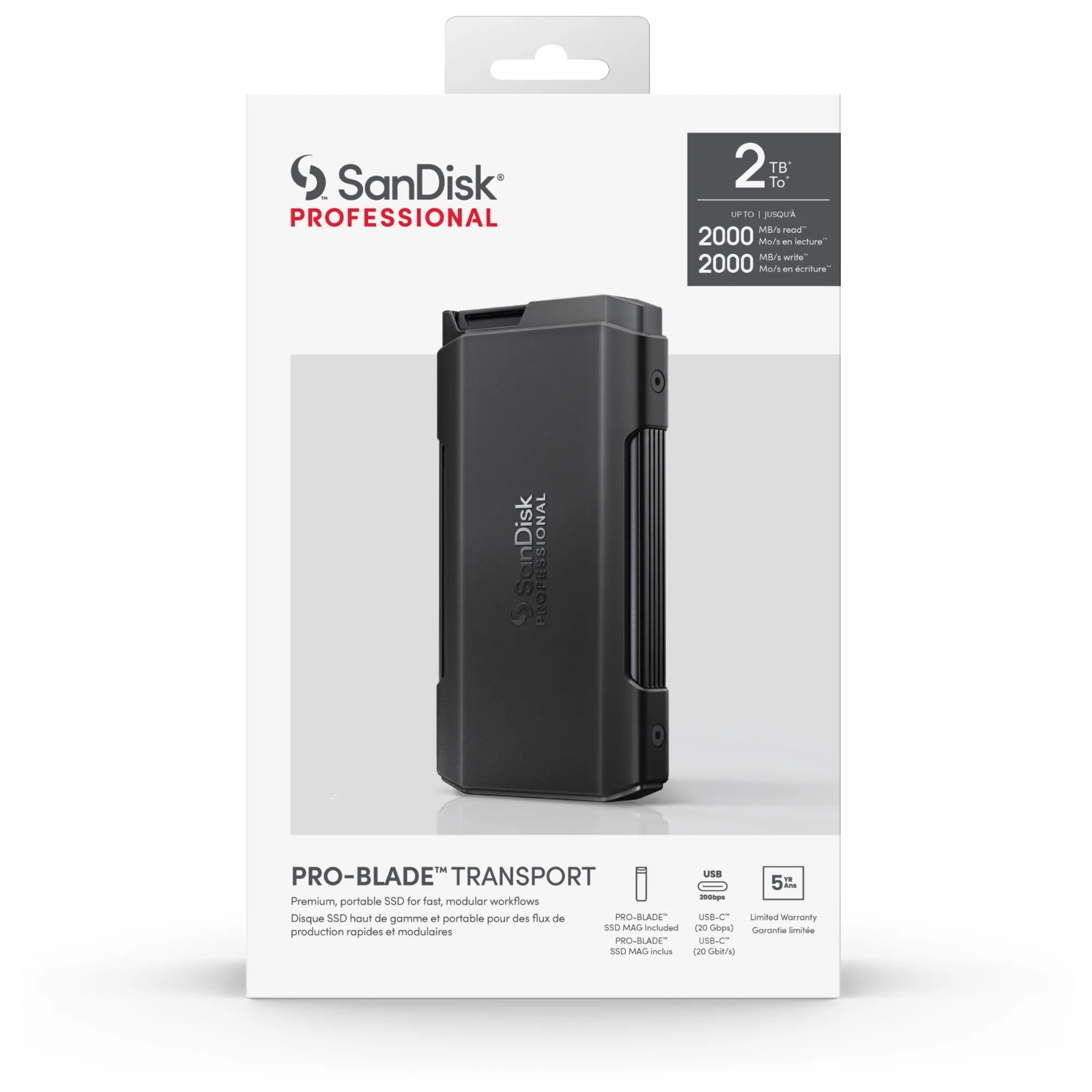 SanDisk Professional ProBlade Transport + SSD Mag