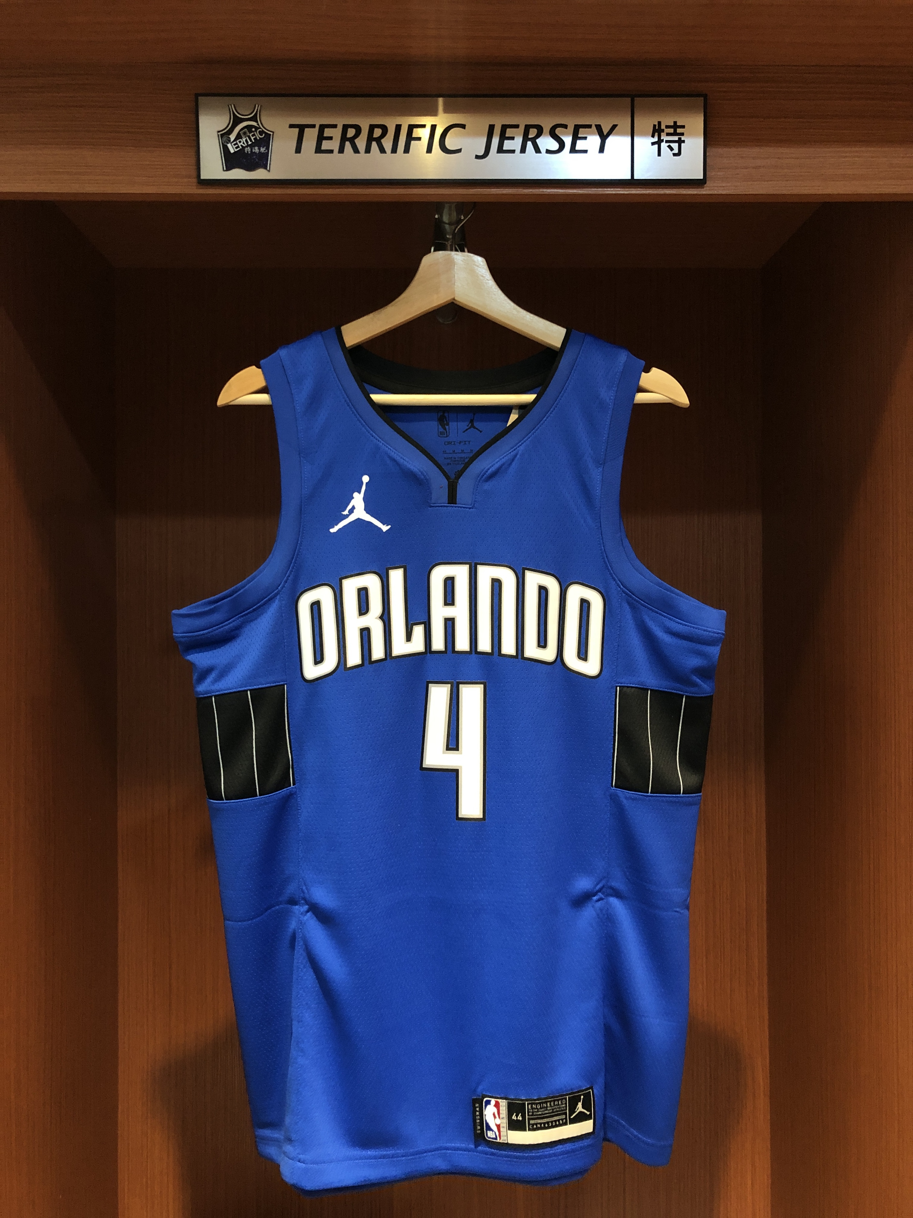 NBA球衣 Jalen Suggs 奧蘭多魔術藍 Statement Jordan Swingman 球迷版 熱轉印 全新