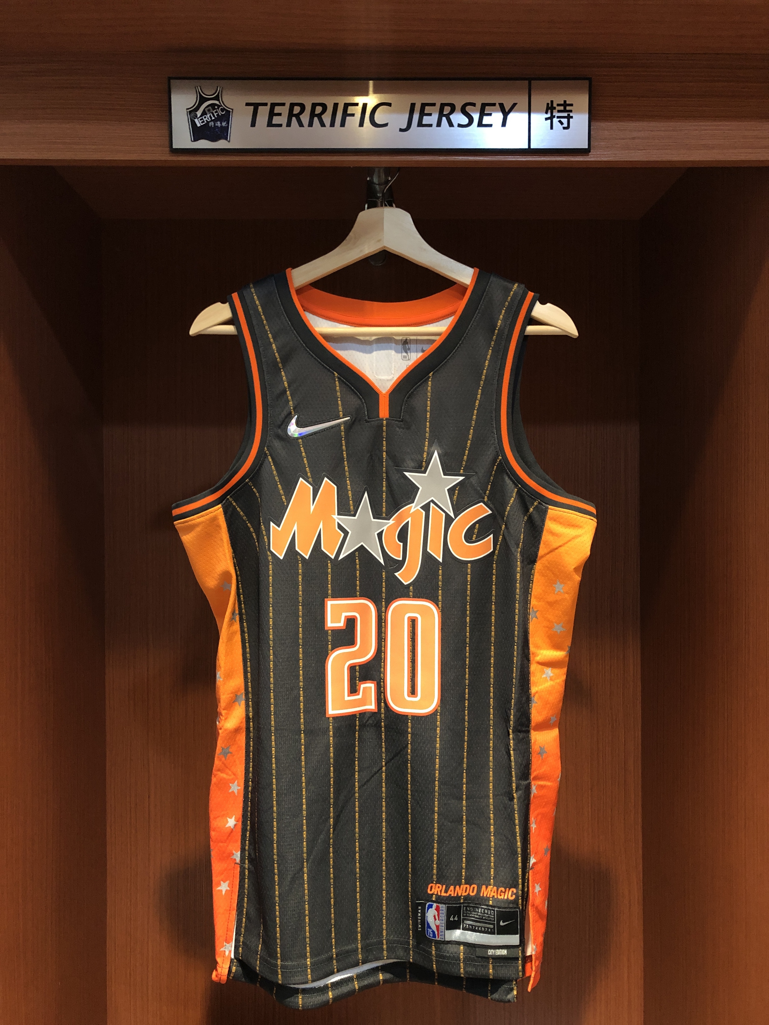 NBA球衣 Markelle Fultz 奧蘭多魔術城市 75周年 鑽石標 City Nike Swingman 球迷版 熱轉印 全新