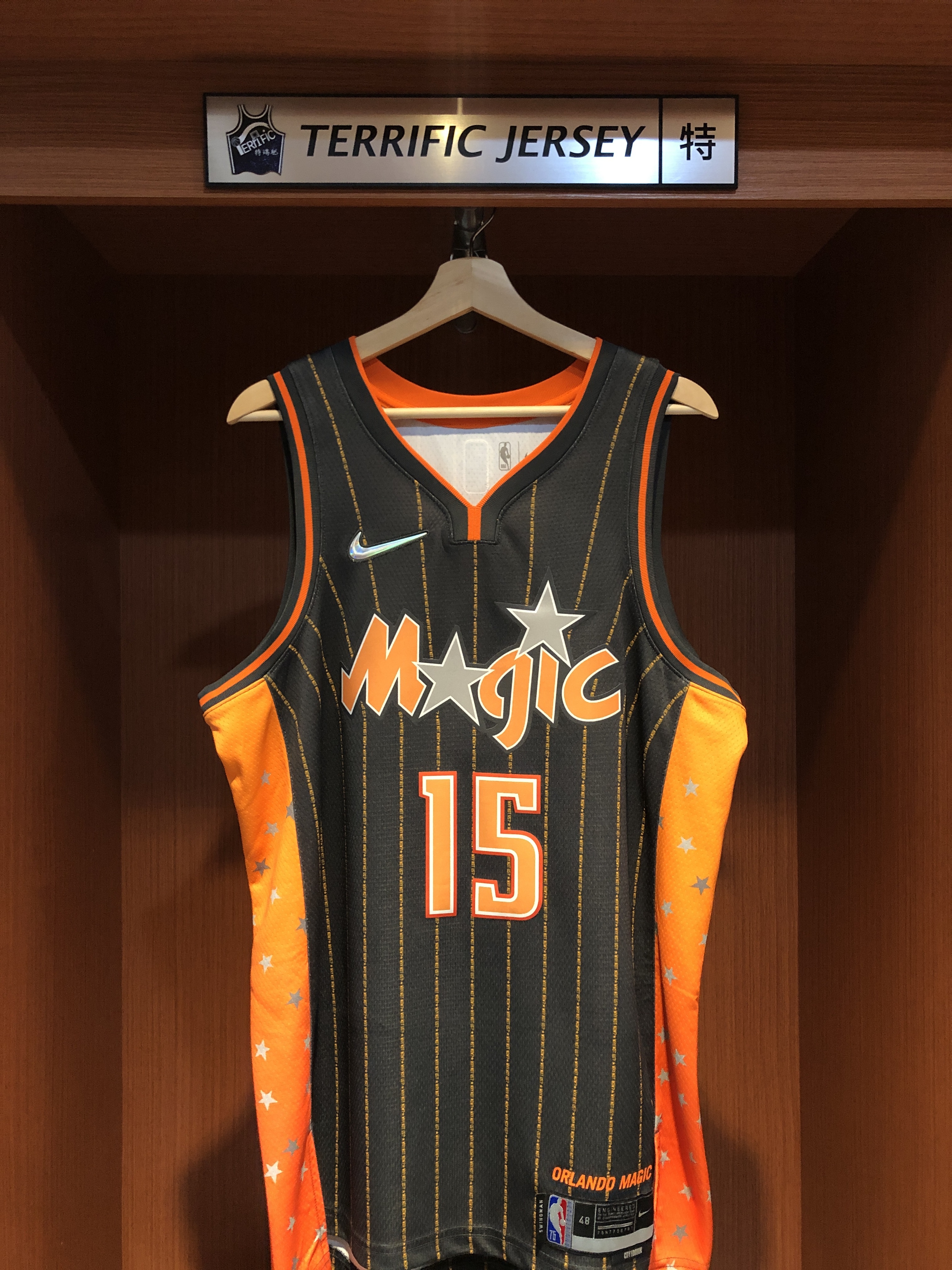 NBA球衣 Vince Carter 奧蘭多魔術城市 75周年 鑽石標 City Nike Swingman 球迷版 熱轉印 全新