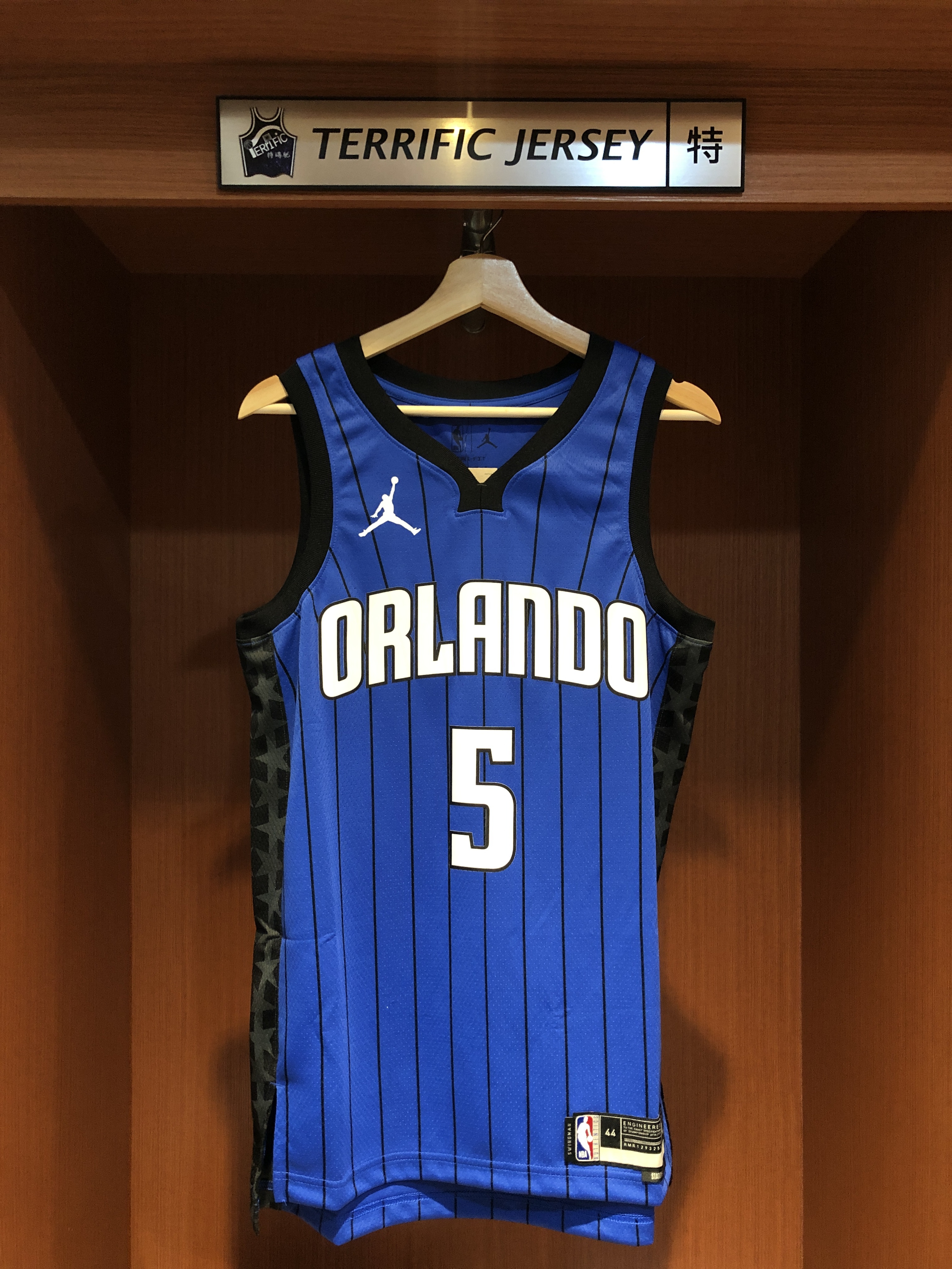 NBA球衣 Paolo Banchero 奧蘭多魔術藍 Statement Jordan Swingman 球迷版 熱轉印 全新