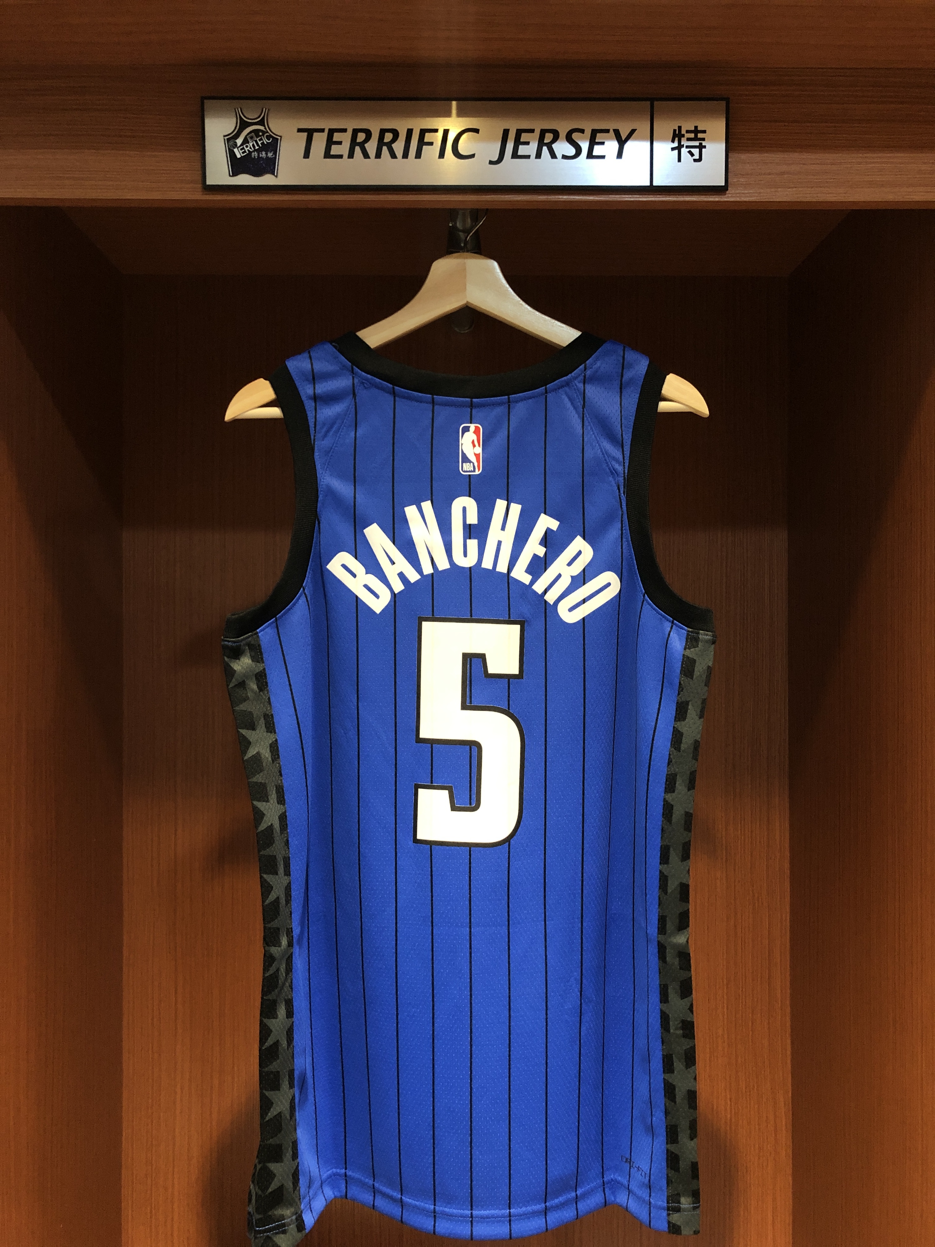 NBA球衣 Paolo Banchero 奧蘭多魔術藍 Statement Jordan Swingman 球迷版 熱轉印 全新