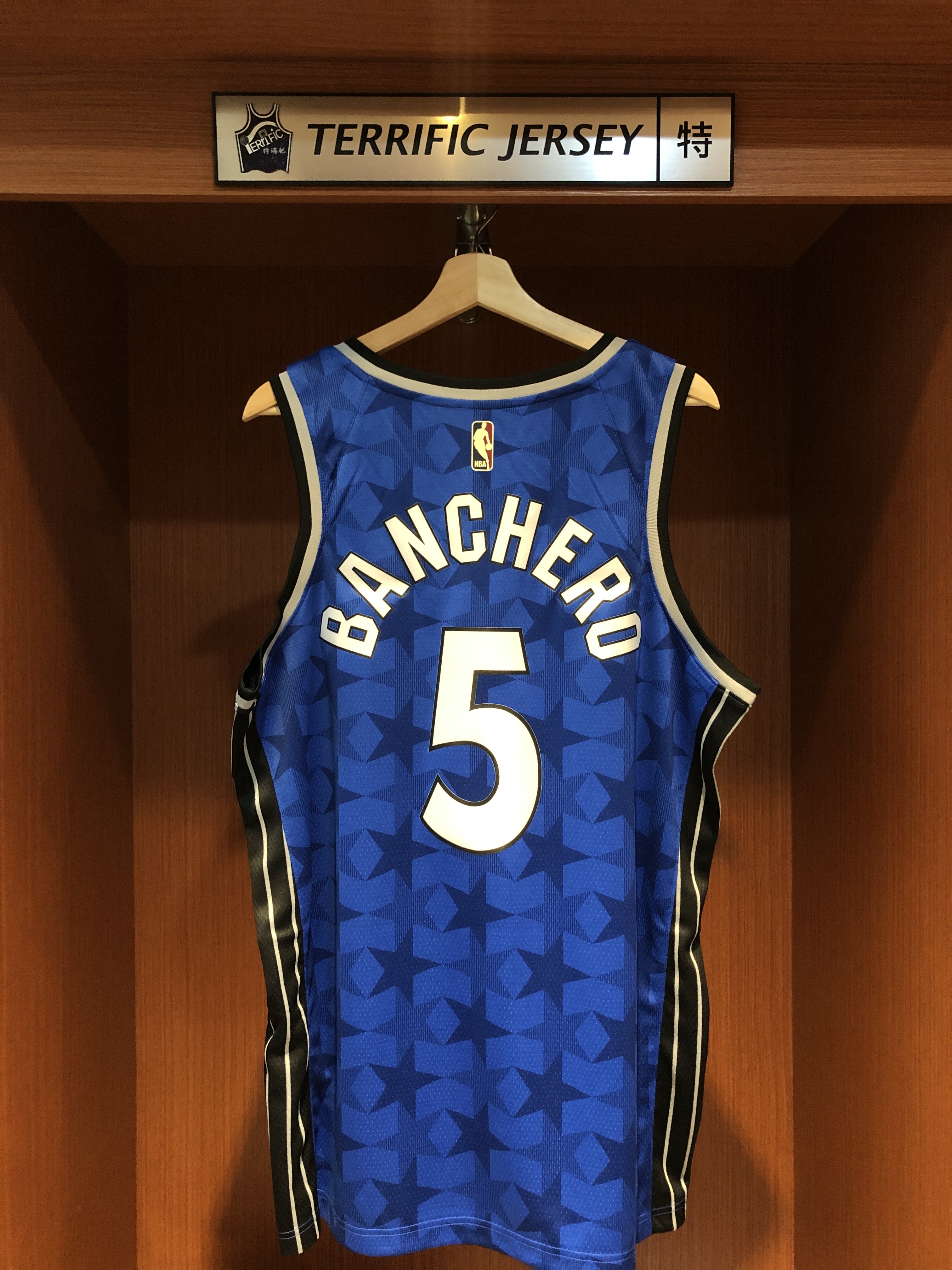 NBA球衣 Paolo Banchero 奧蘭多魔術復古 藍暗星 HWC Nike Swingman 球迷版 熱轉印 全新