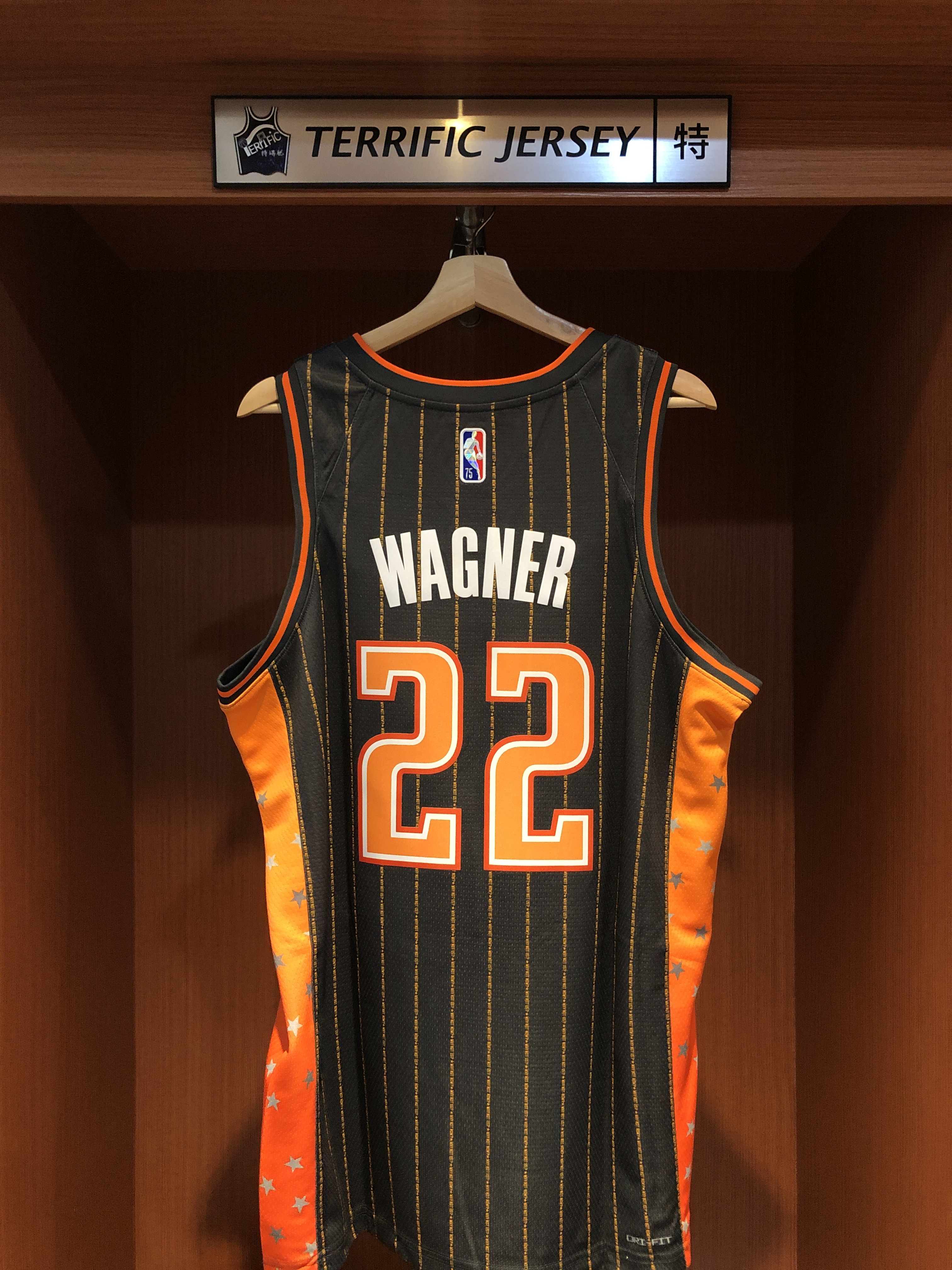 NBA球衣 Franz Wagner 奧蘭多魔術城市 新人年 75周年 鑽石標 City Nike Swingman 球迷版 熱轉印 全新