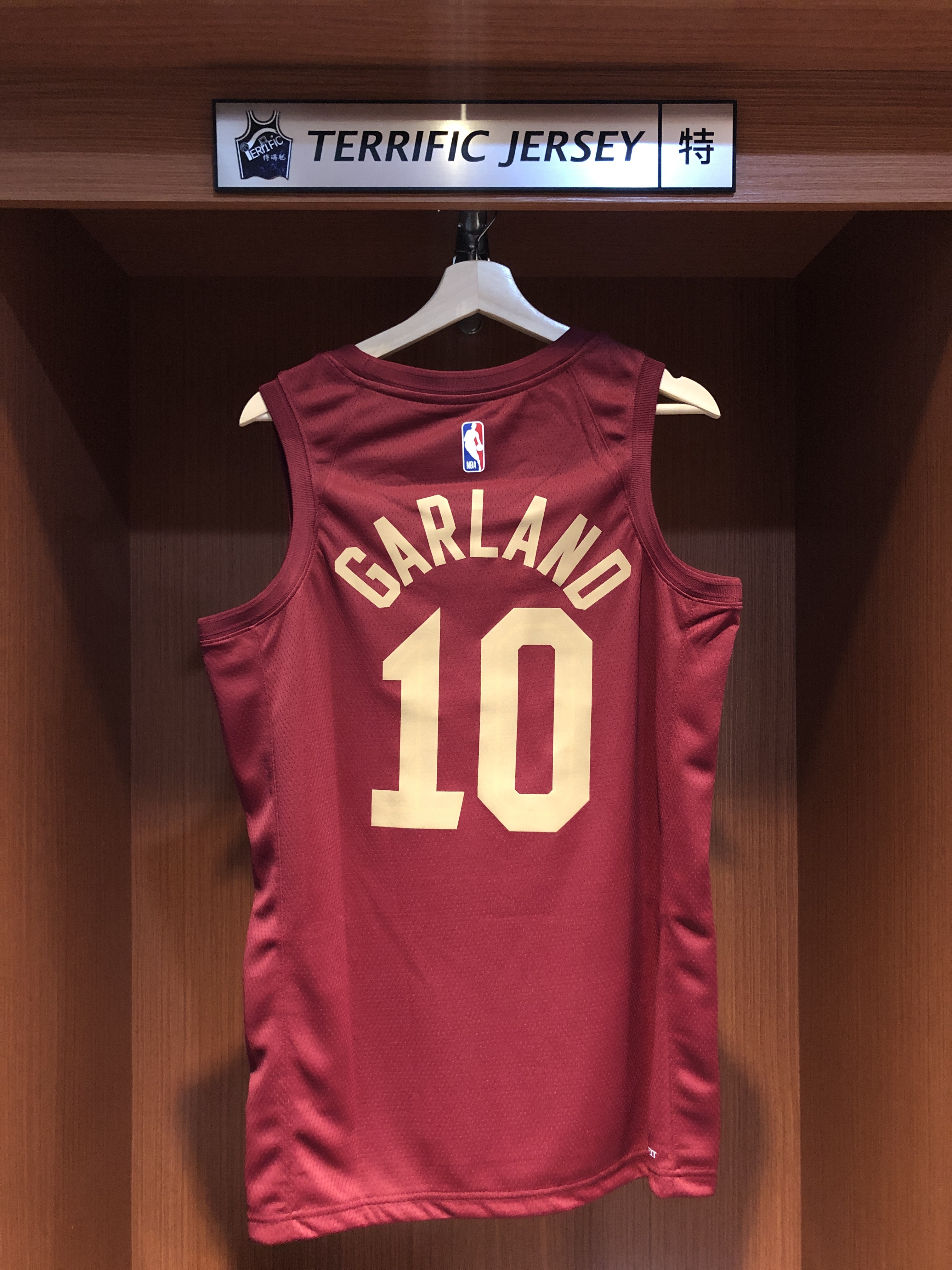 NBA球衣 Darius Garland 克里夫蘭騎士酒紅 Icon Nike Swingman 球迷版 熱轉印 全新