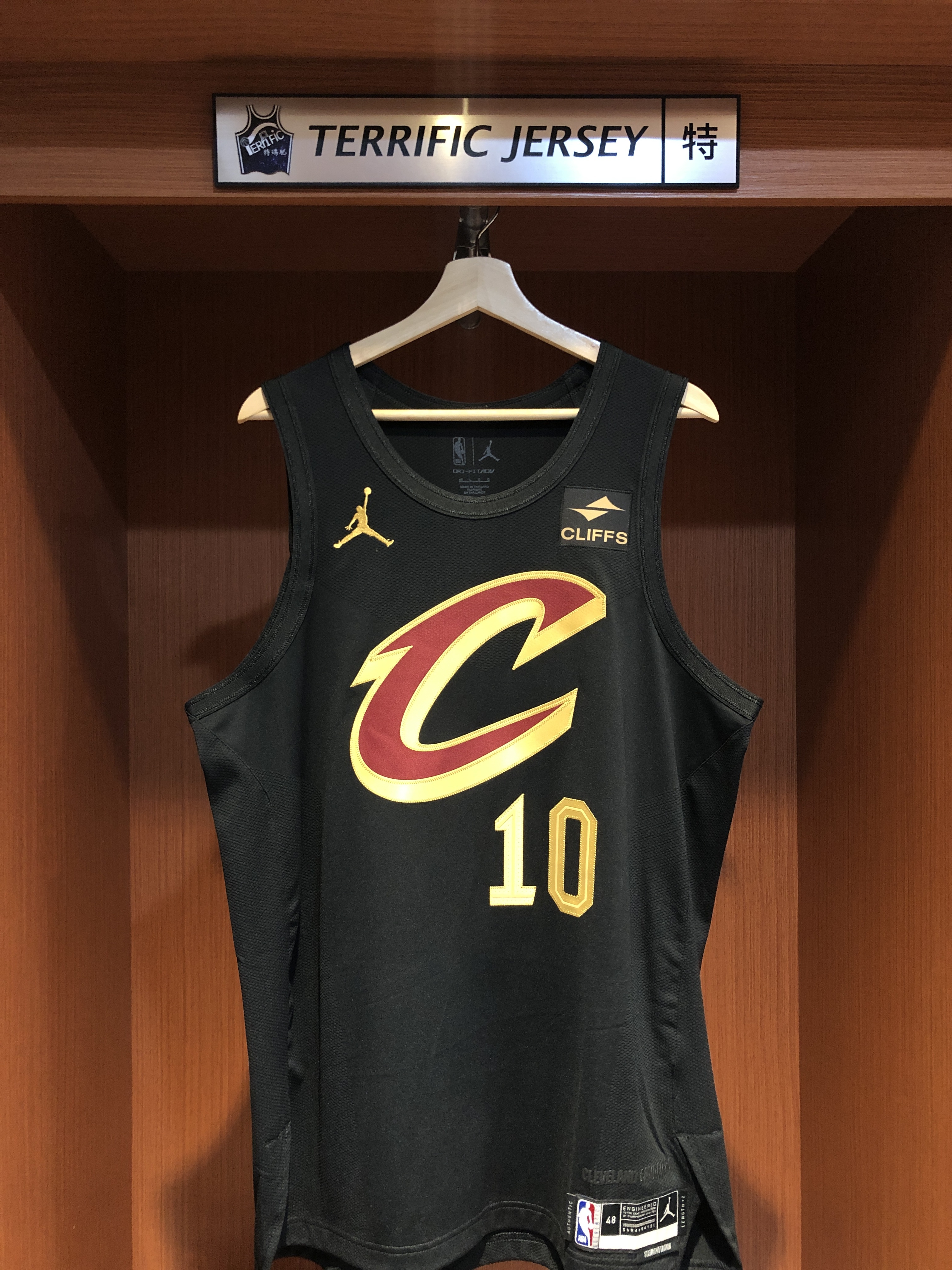 NBA球衣 Darius Garland 克里夫蘭騎士黑 Statement Jordan Authetnic 球員版 電繡 含贊助商標 全新