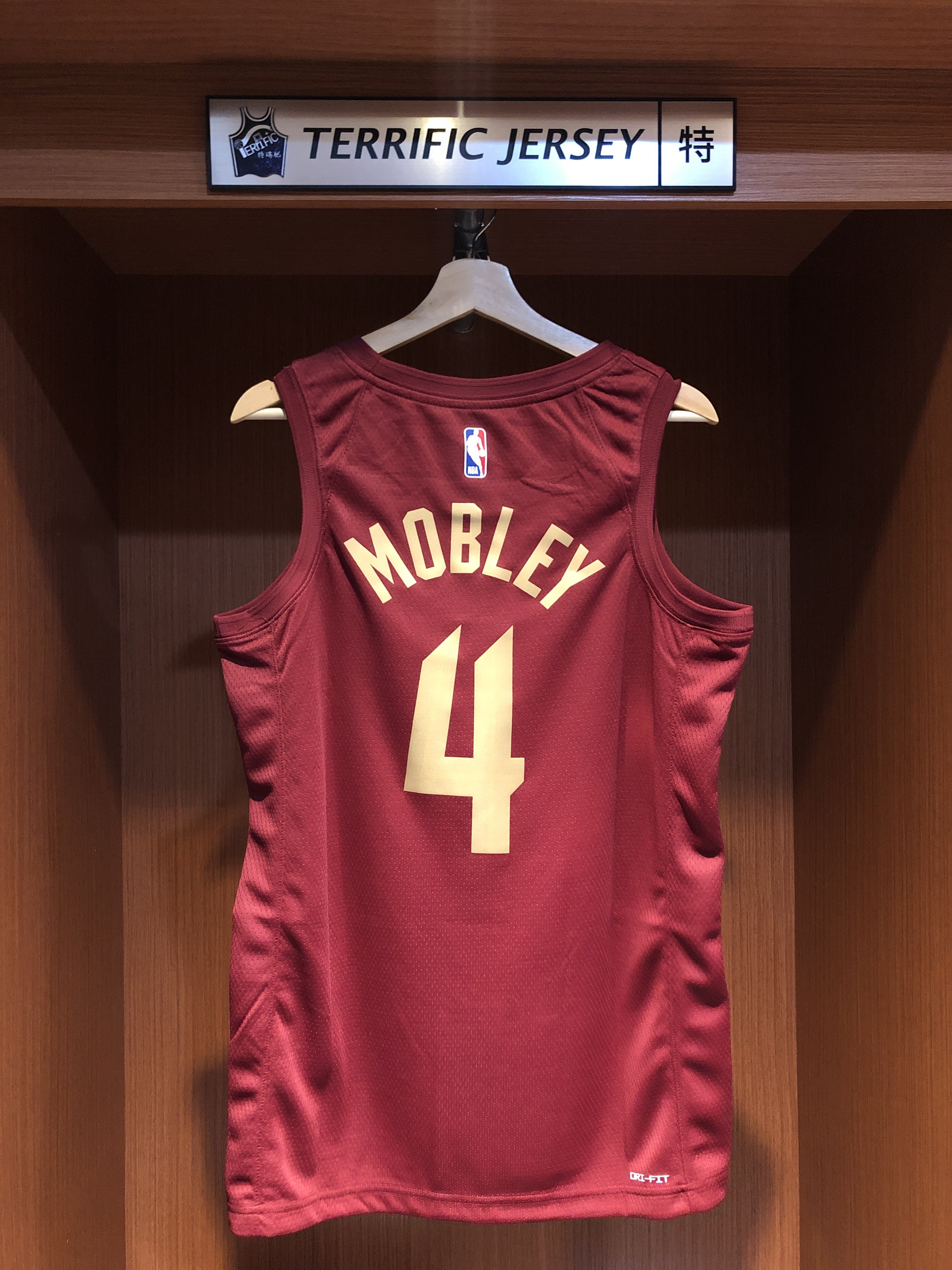 NBA球衣 Evan Mobley 克里夫蘭騎士酒紅 Icon Nike Swingman 球迷版 熱轉印 全新