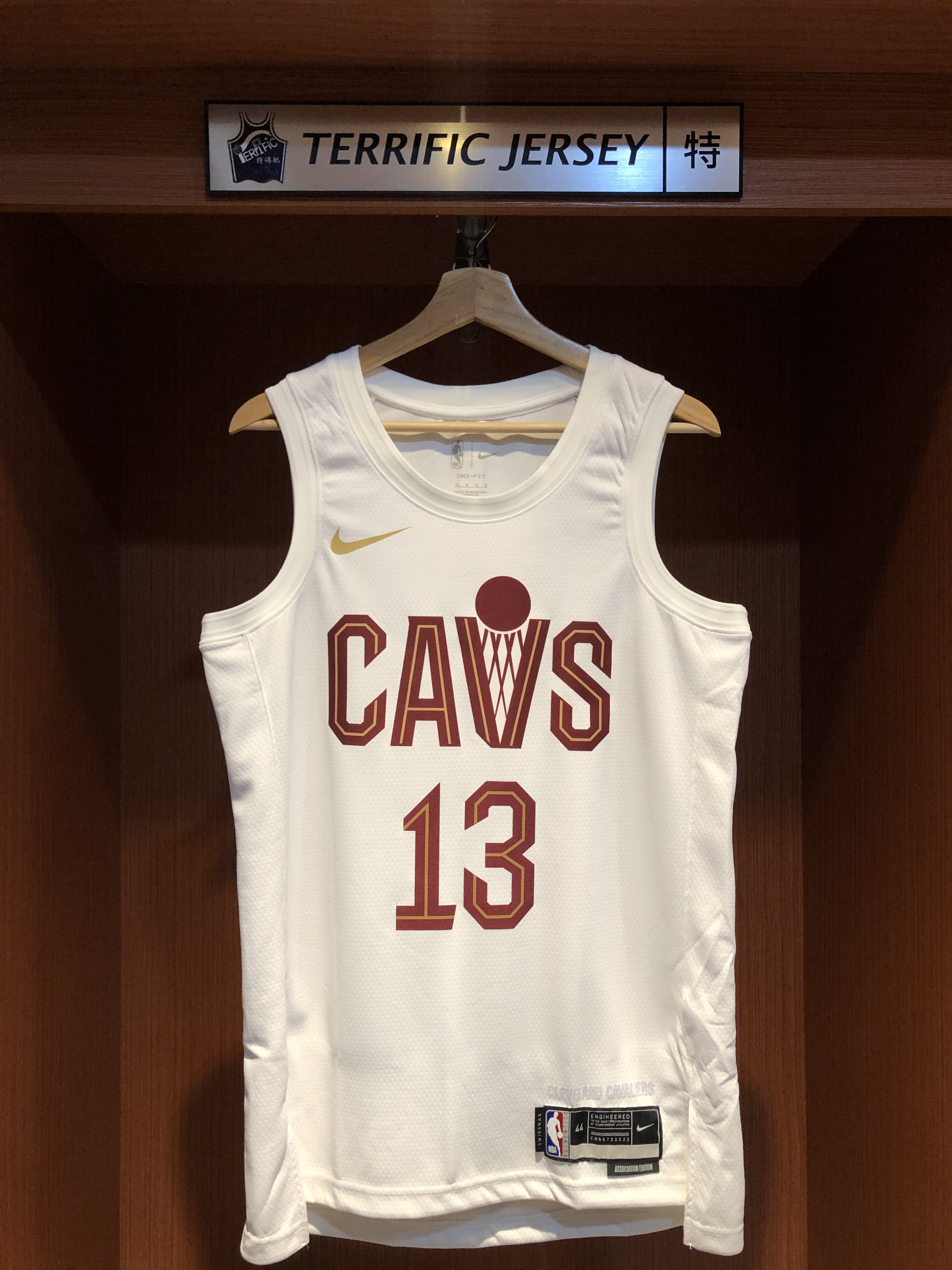 NBA球衣 Ricky Rubio 克里夫蘭騎士白 Association Nike Swingman 球迷版 熱轉印 全新