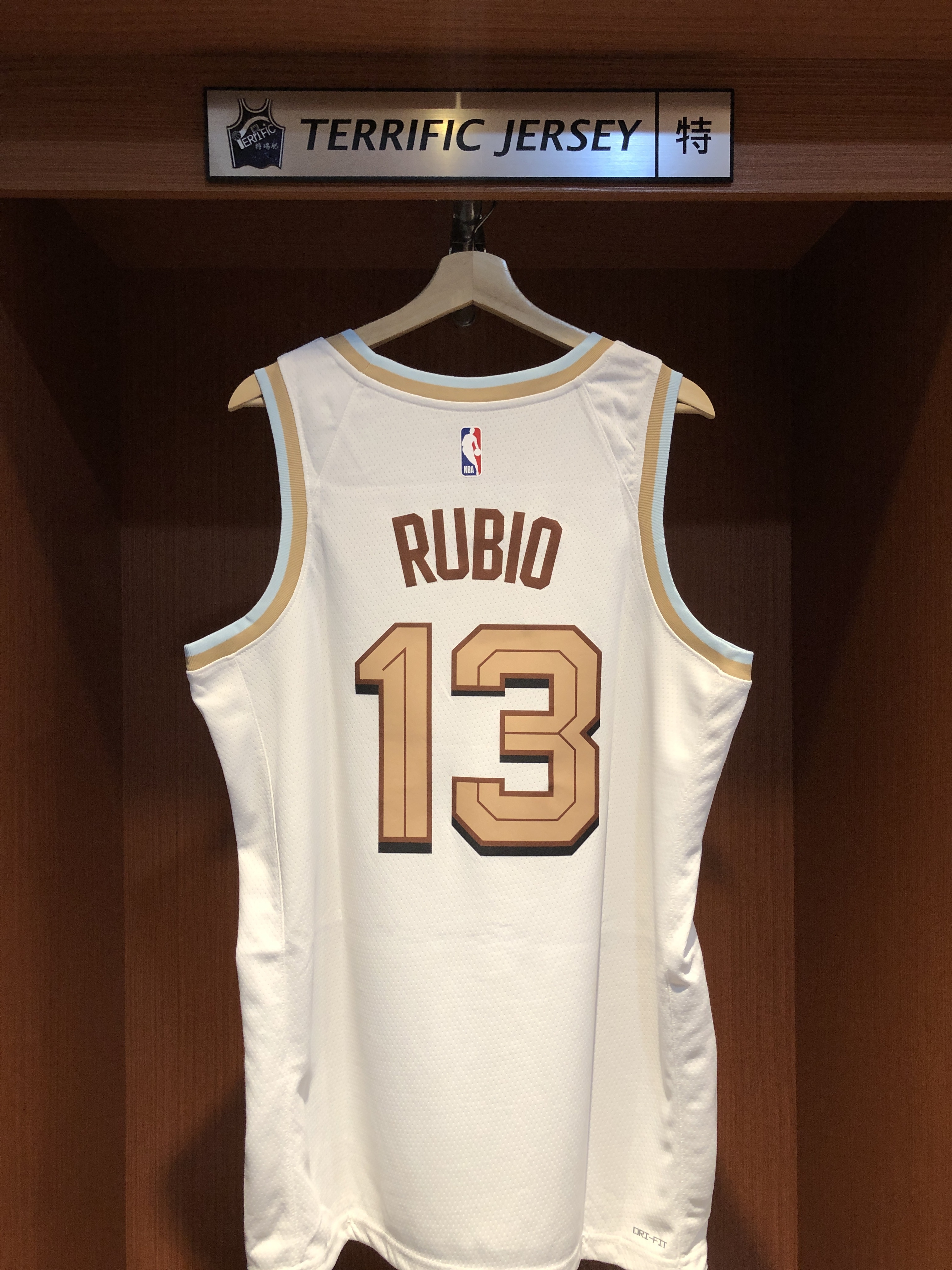 NBA球衣 Ricky Rubio 克里夫蘭騎士城市 City Nike Swingman 球迷版 熱轉印 含贊助商標 全新