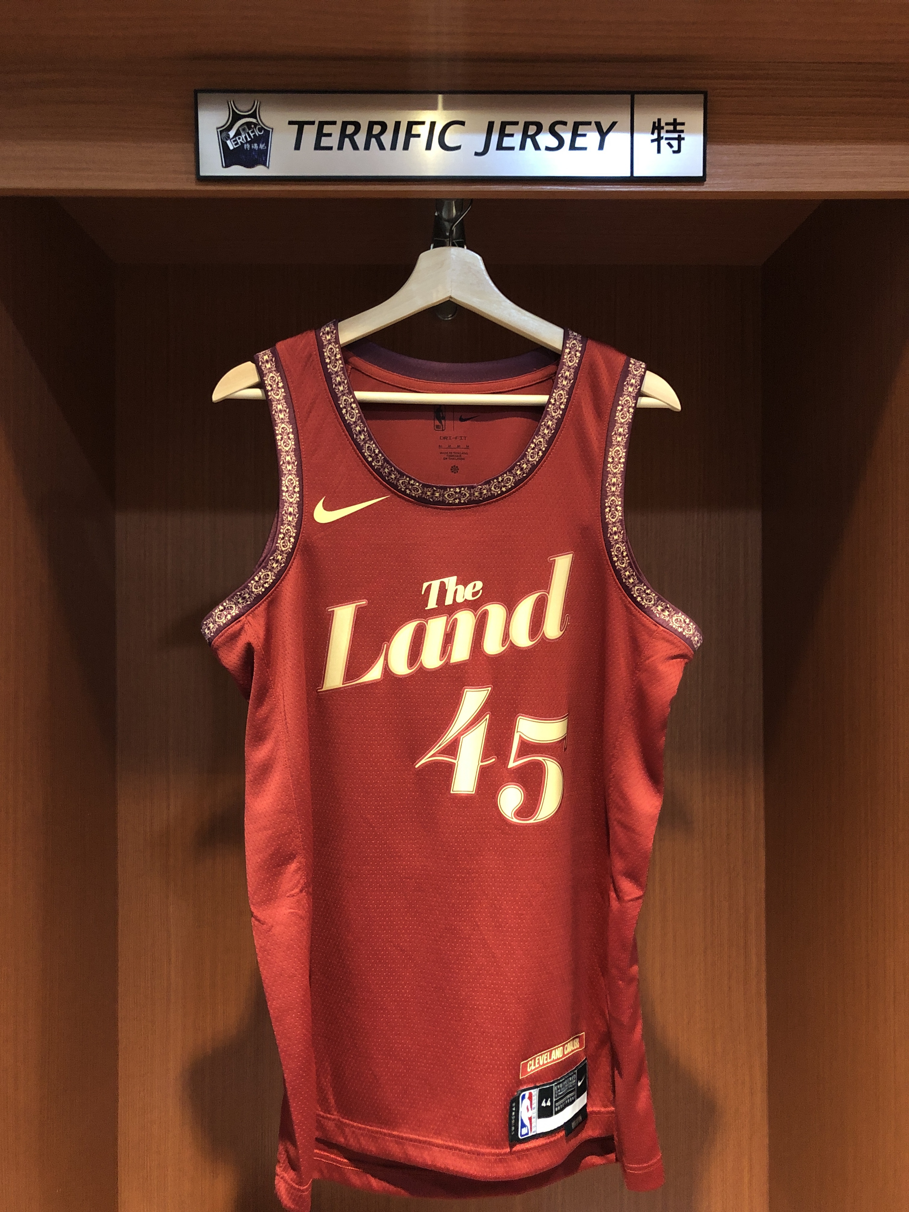 NBA球衣 Donovan Mitchell 克里夫蘭騎士城市 City Nike Swingman 球迷版 熱轉印 全新