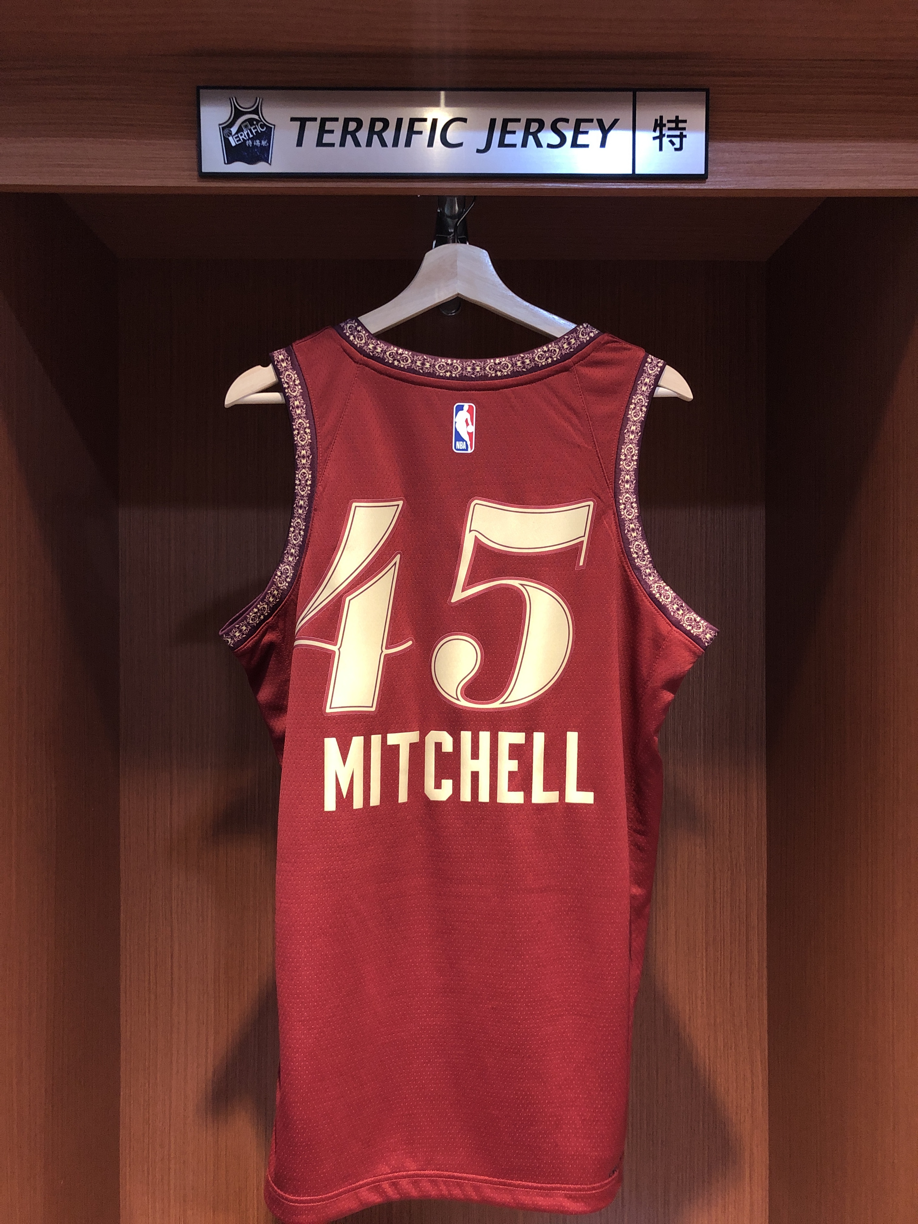 NBA球衣 Donovan Mitchell 克里夫蘭騎士城市 City Nike Swingman 球迷版 熱轉印 全新