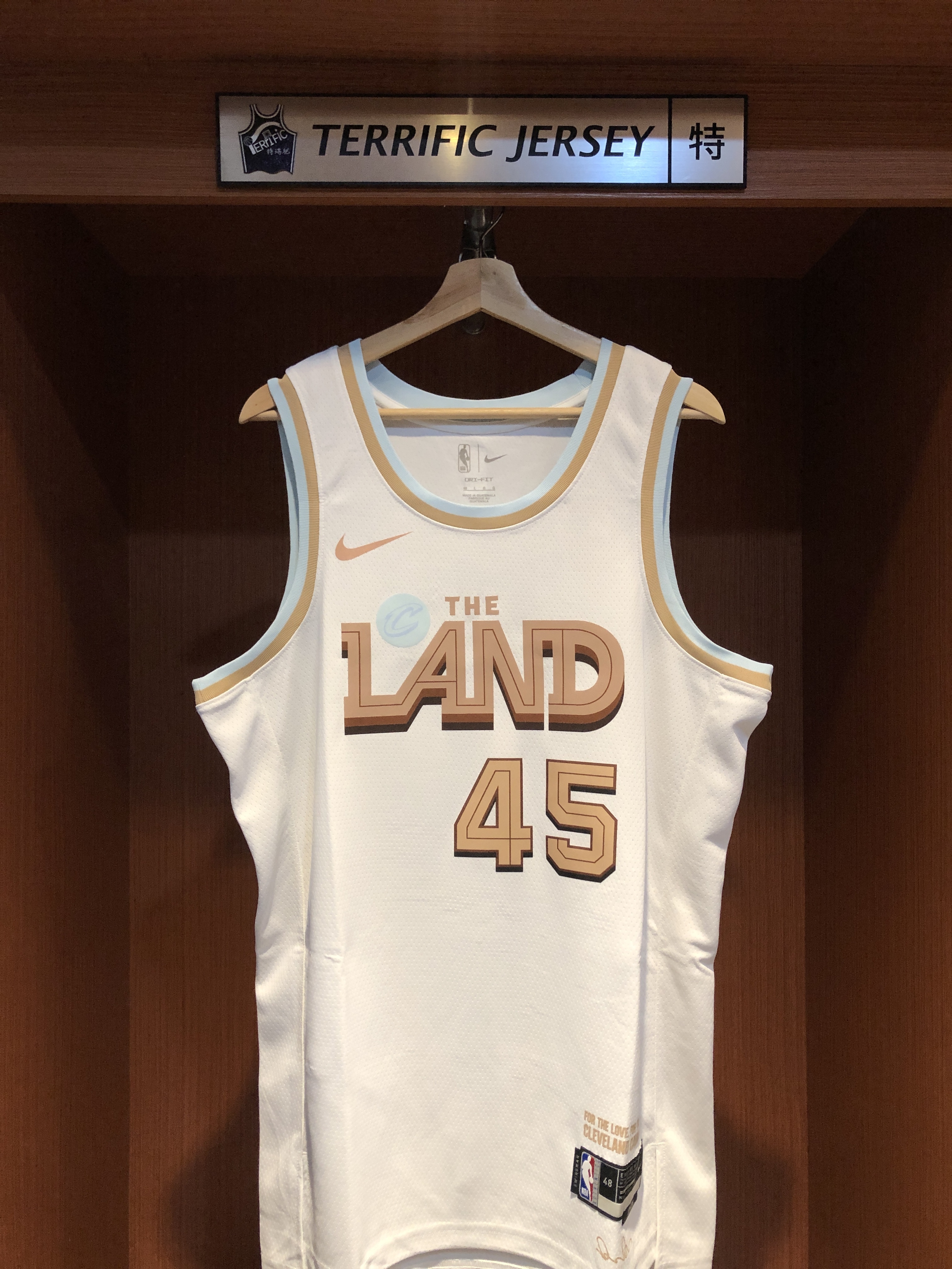 NBA球衣 Donovan Mitchell 克里夫蘭騎士城市 白 City Nike Swingman 球迷版 熱轉印 全新