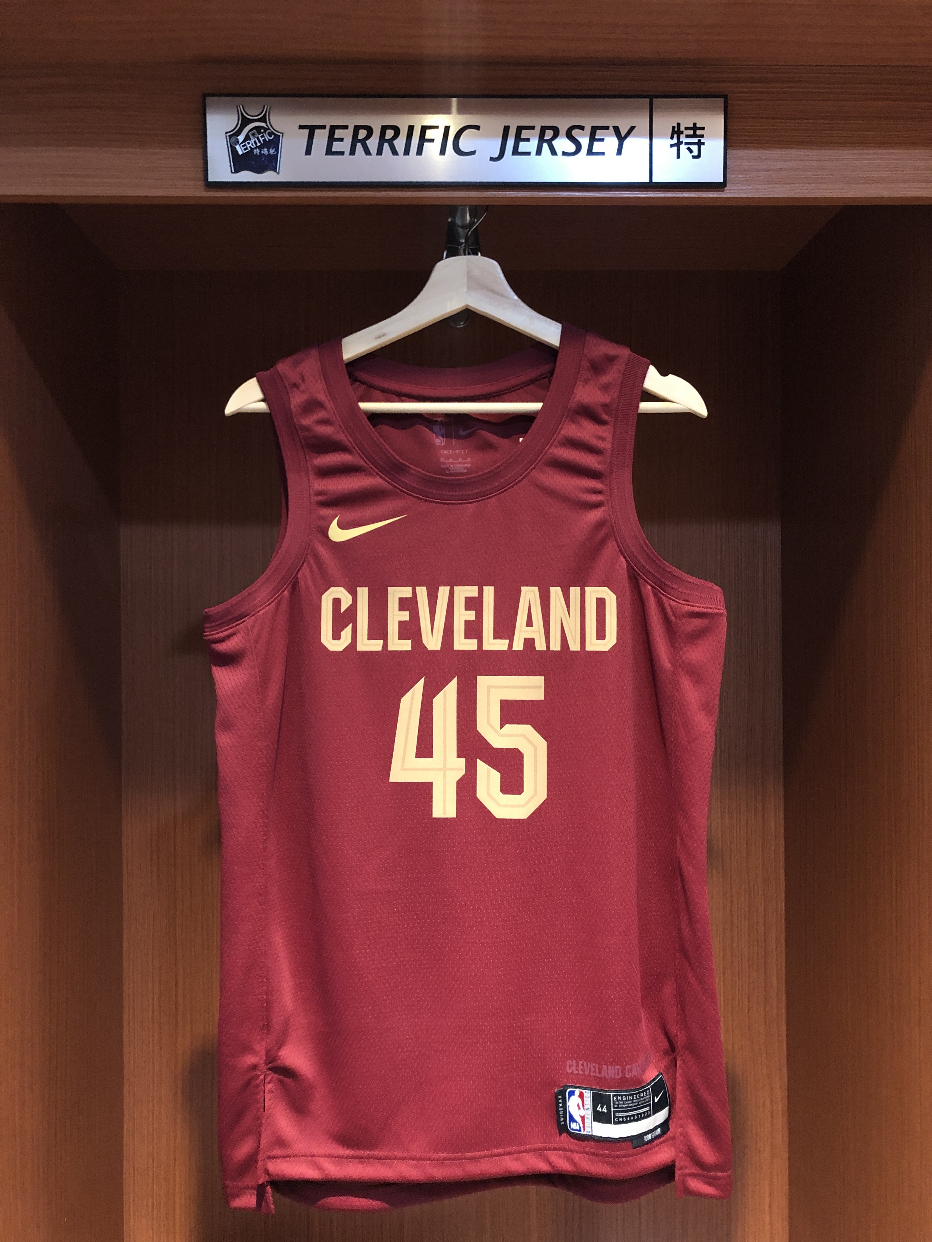 NBA球衣 Donovan Mitchell 克里夫蘭騎士酒紅 Icon Nike Swingman 球迷版 熱轉印 全新