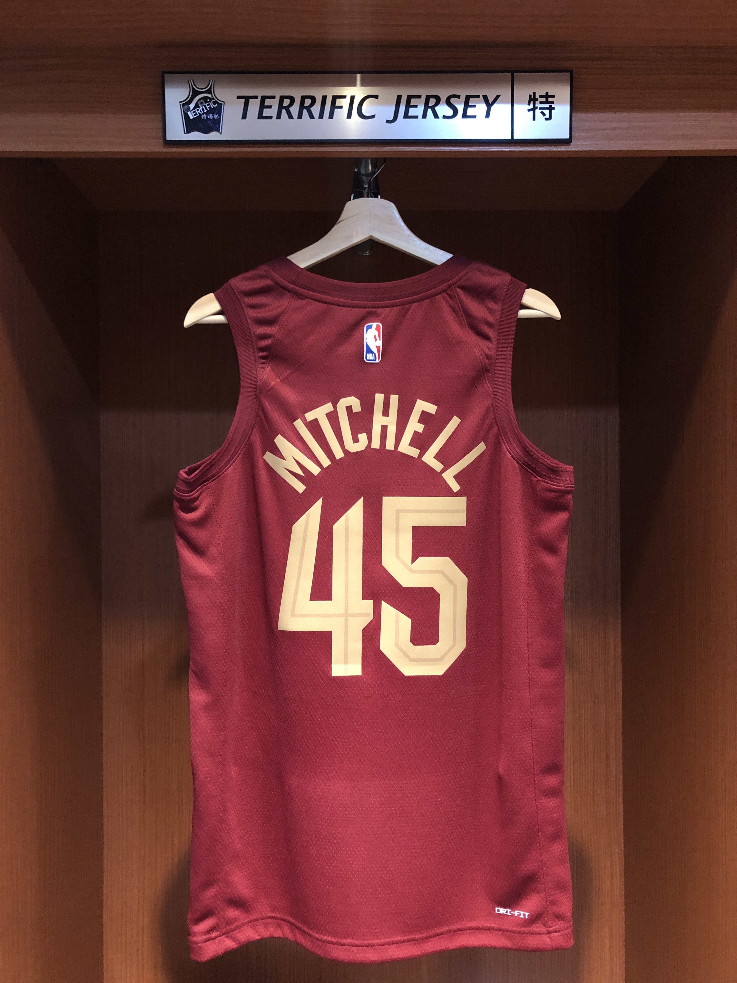 NBA球衣 Donovan Mitchell 克里夫蘭騎士酒紅 Icon Nike Swingman 球迷版 熱轉印 全新