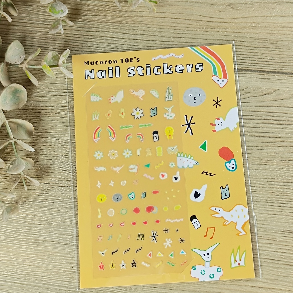 馬卡龍腳趾．指甲貼 遊樂園/黑白之間/完美的一天 三款
