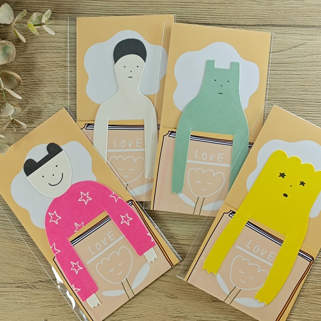 馬卡龍腳趾．書籤小卡 共四款