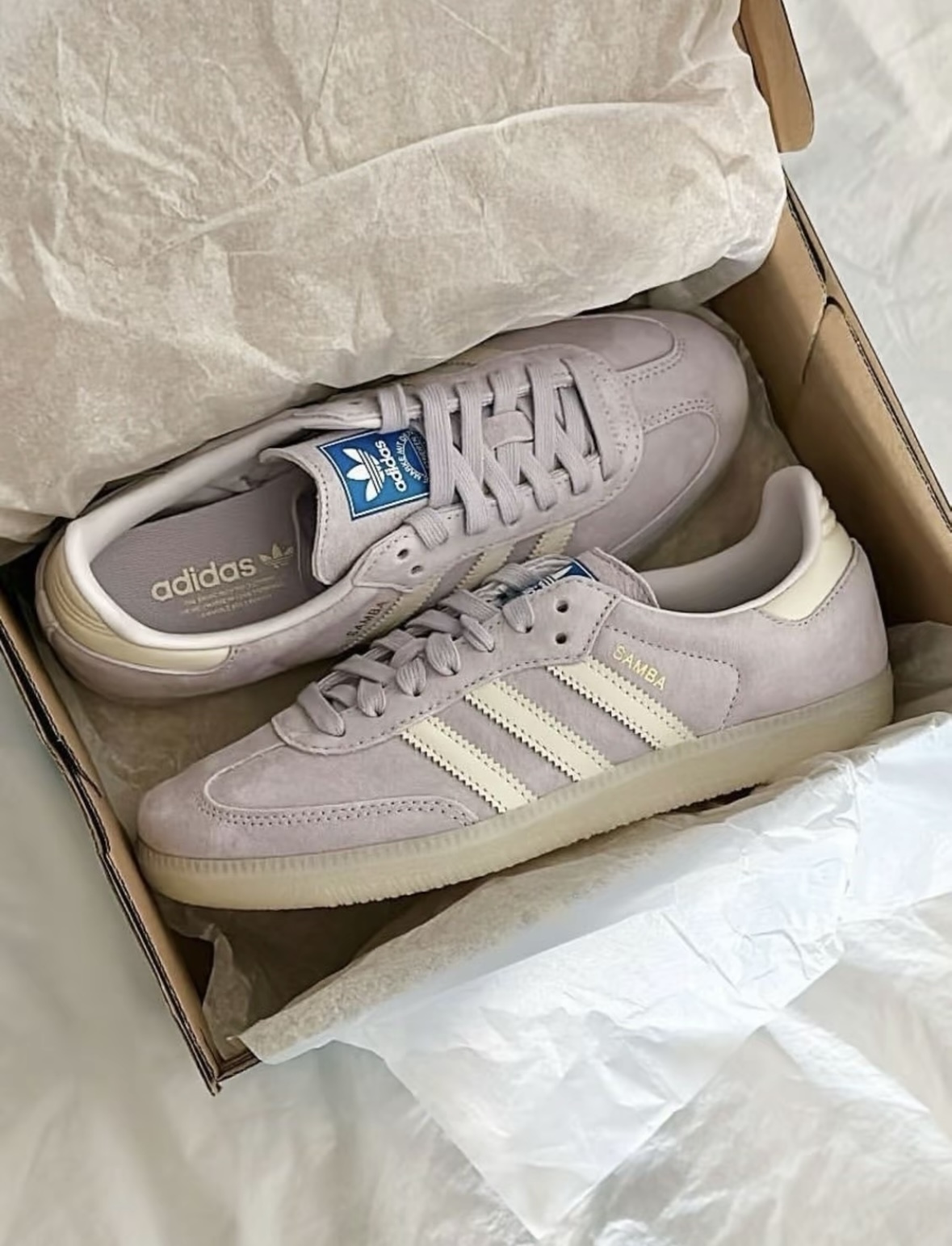 【Adidas】韓国人気◆SAMBA OG [IG6176] ライトパープル New Adidas Samba OG Shoes - Silver Dawn (IG6176) | eBay
