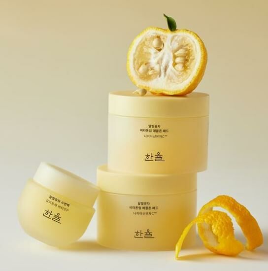 Hanyul Yuja Vita-Tone Pads [60PCS] [Olive Young Planning Set]