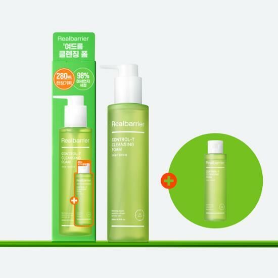 Real Barrier Control-T Cleansing Foam 200ml [Olive Young Planning Set]