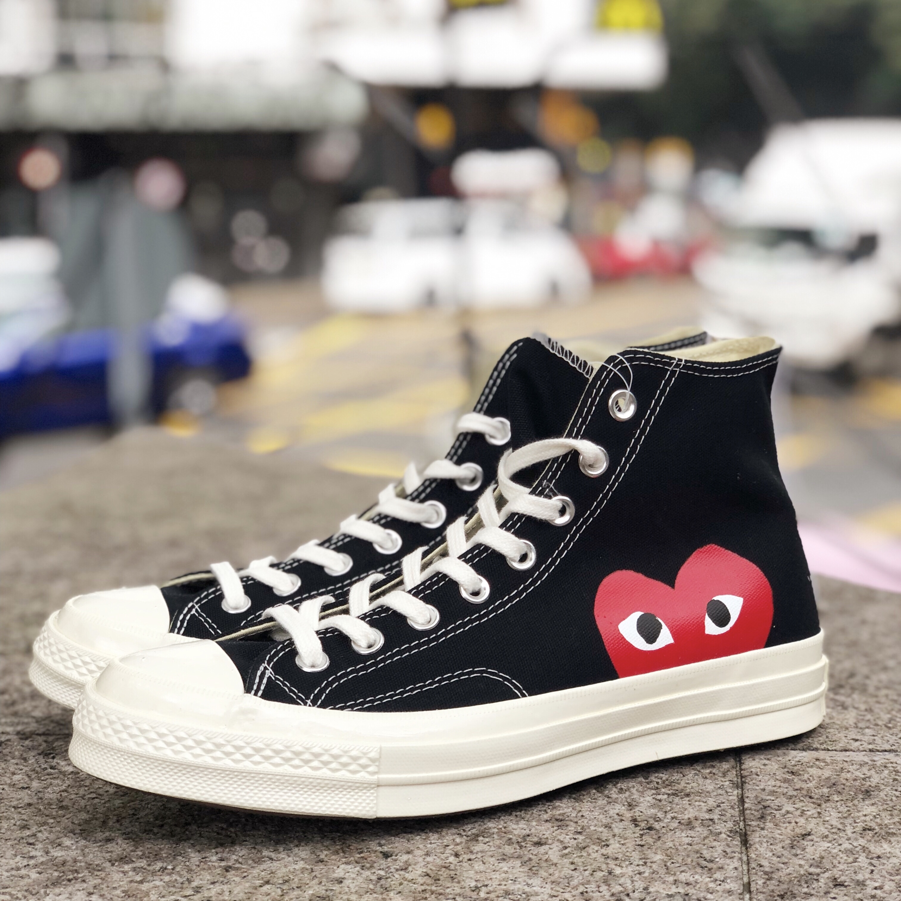 CONVERSE X CDG Play Chuck 70 High Black