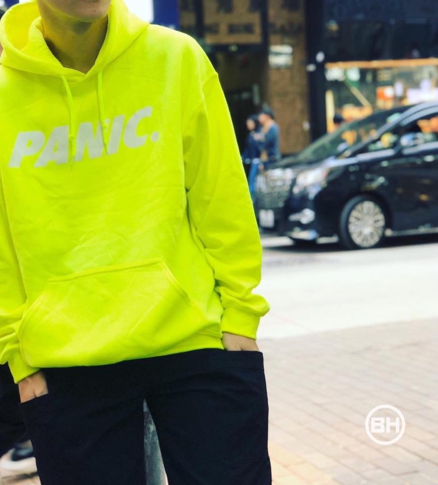 PANIC 39 Hoodie (White Reflective) Neon