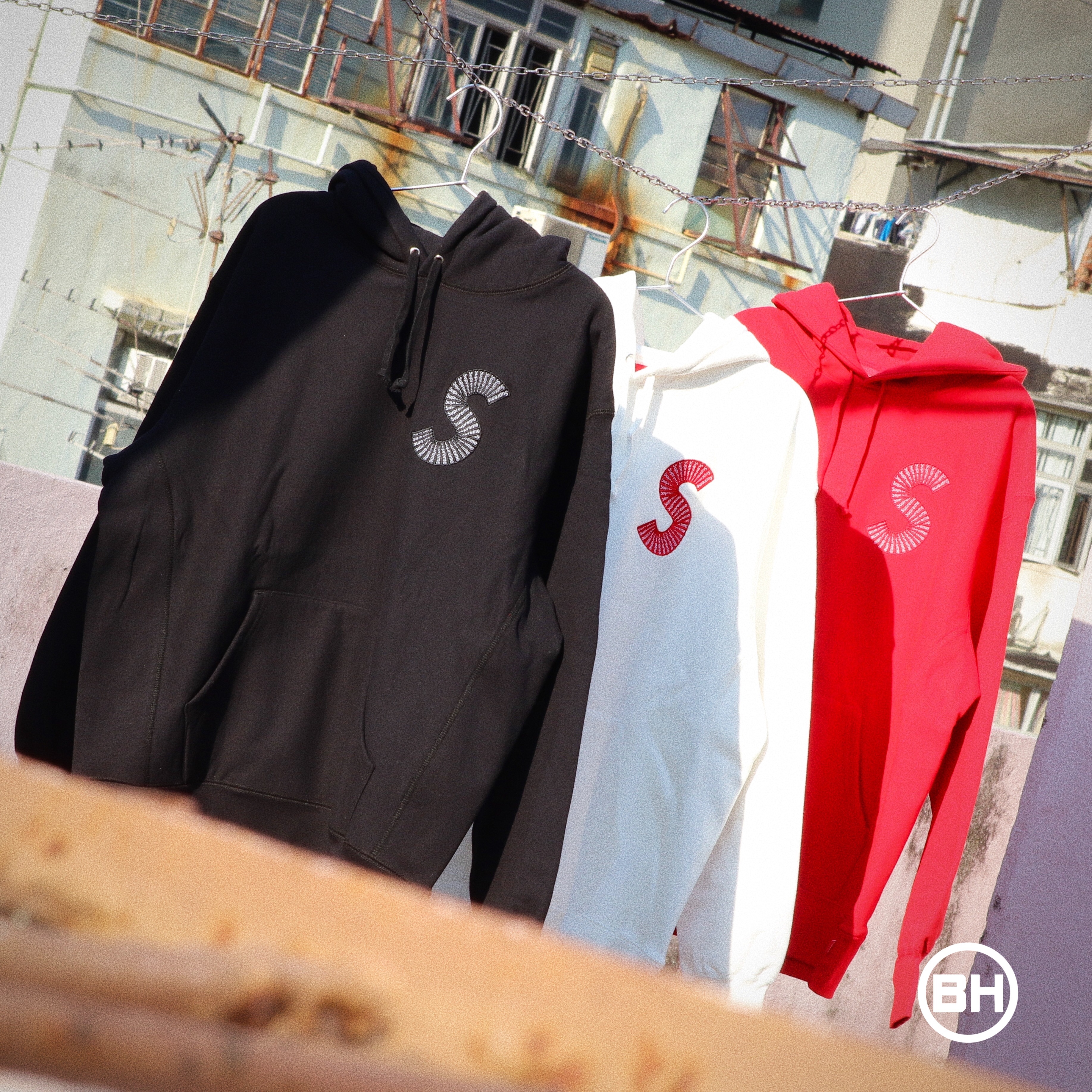 Supreme S Logo Hooded Sweatshirt