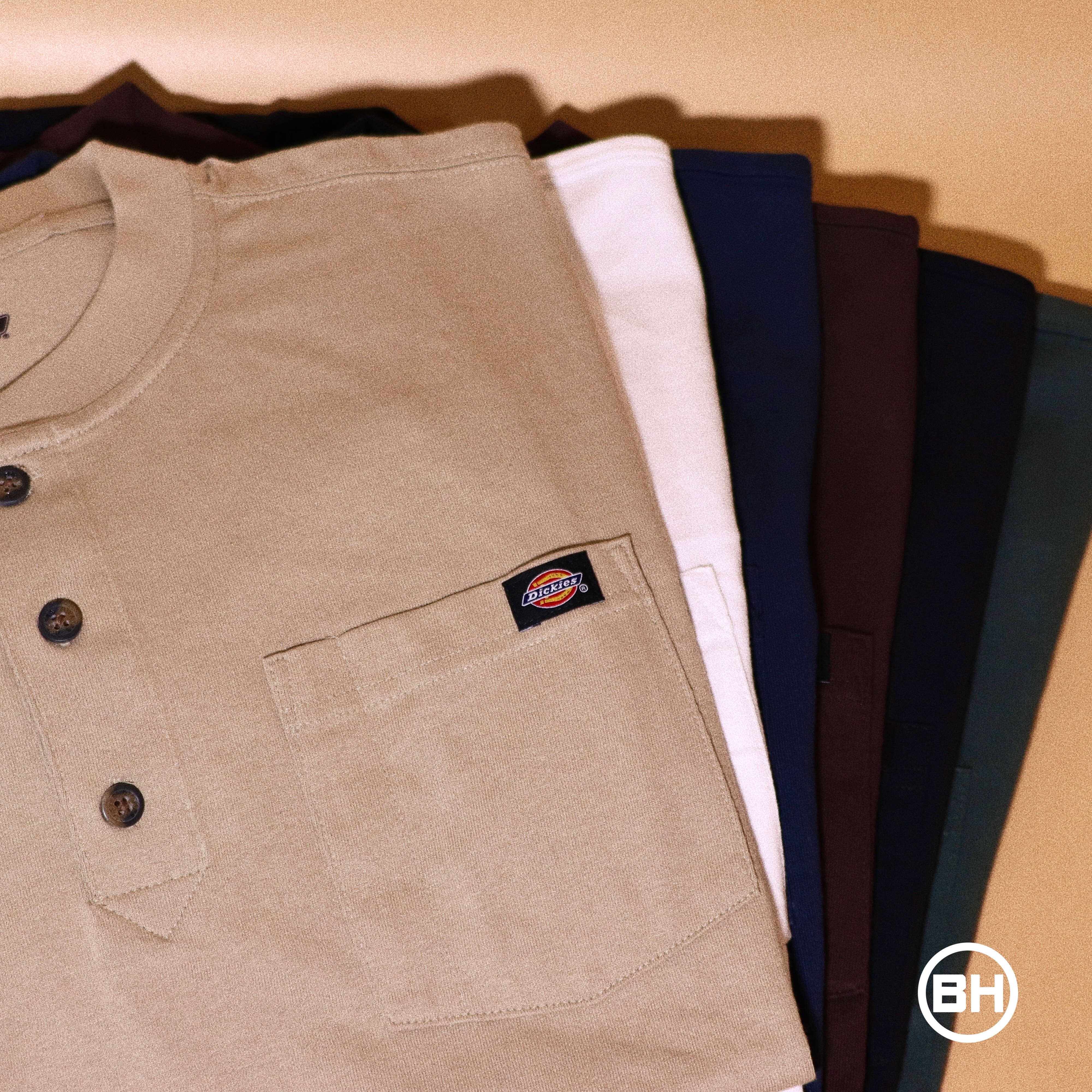 Dickies Long Sleeve Heavy Henley Tee