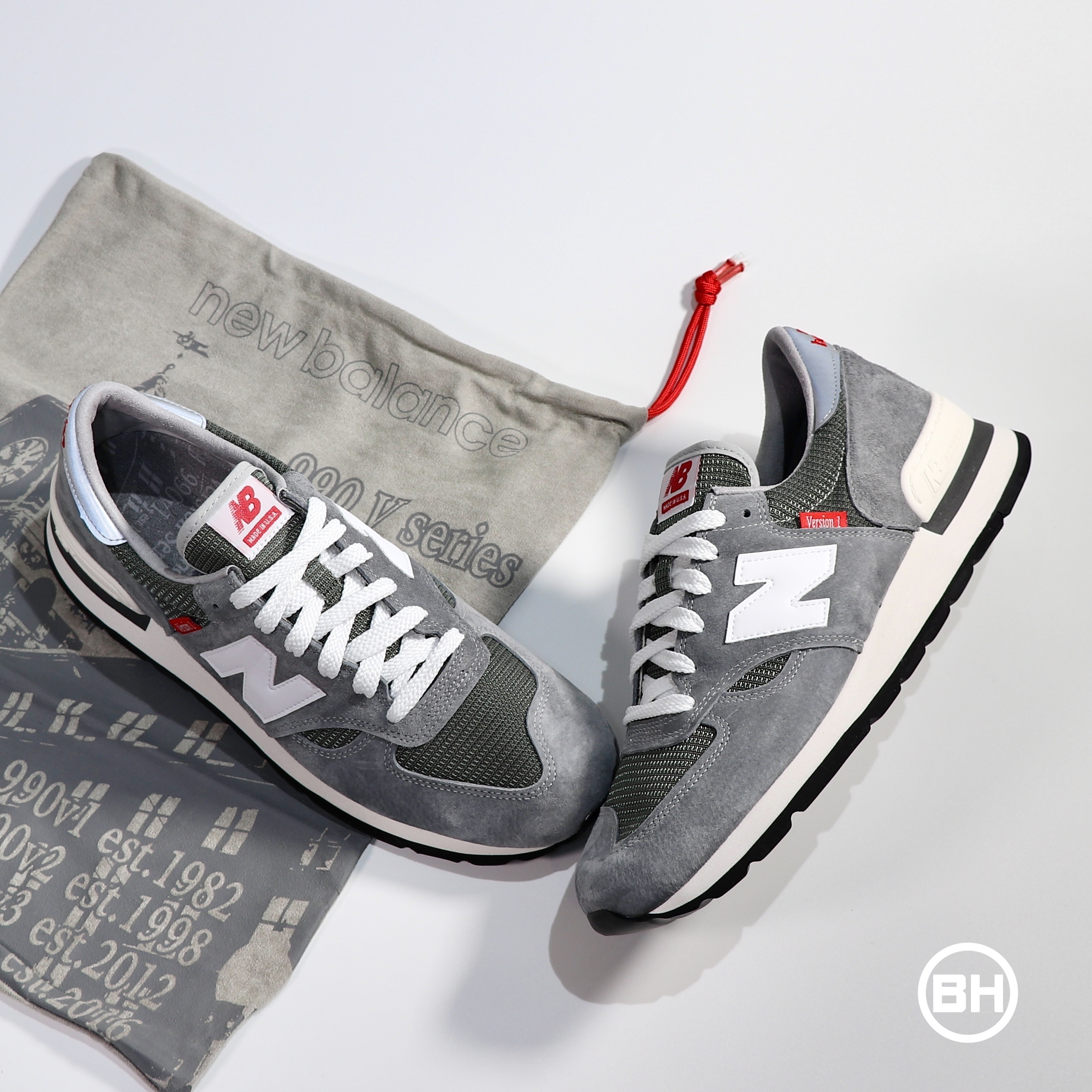 New Balance 990VS1 M990VS1 Grey with Red