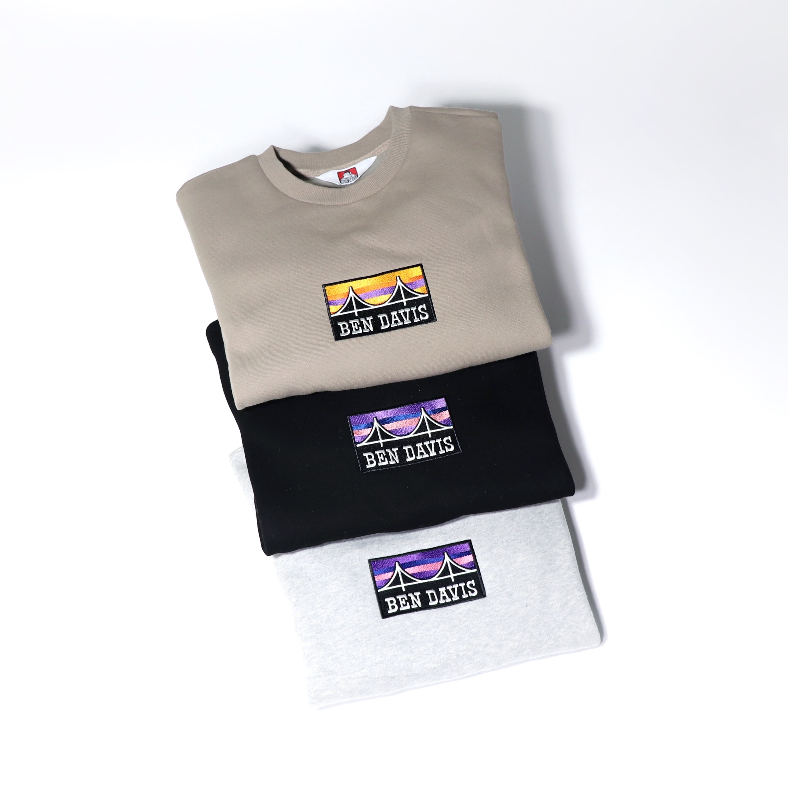 Ben Davis Print Sweat Crew