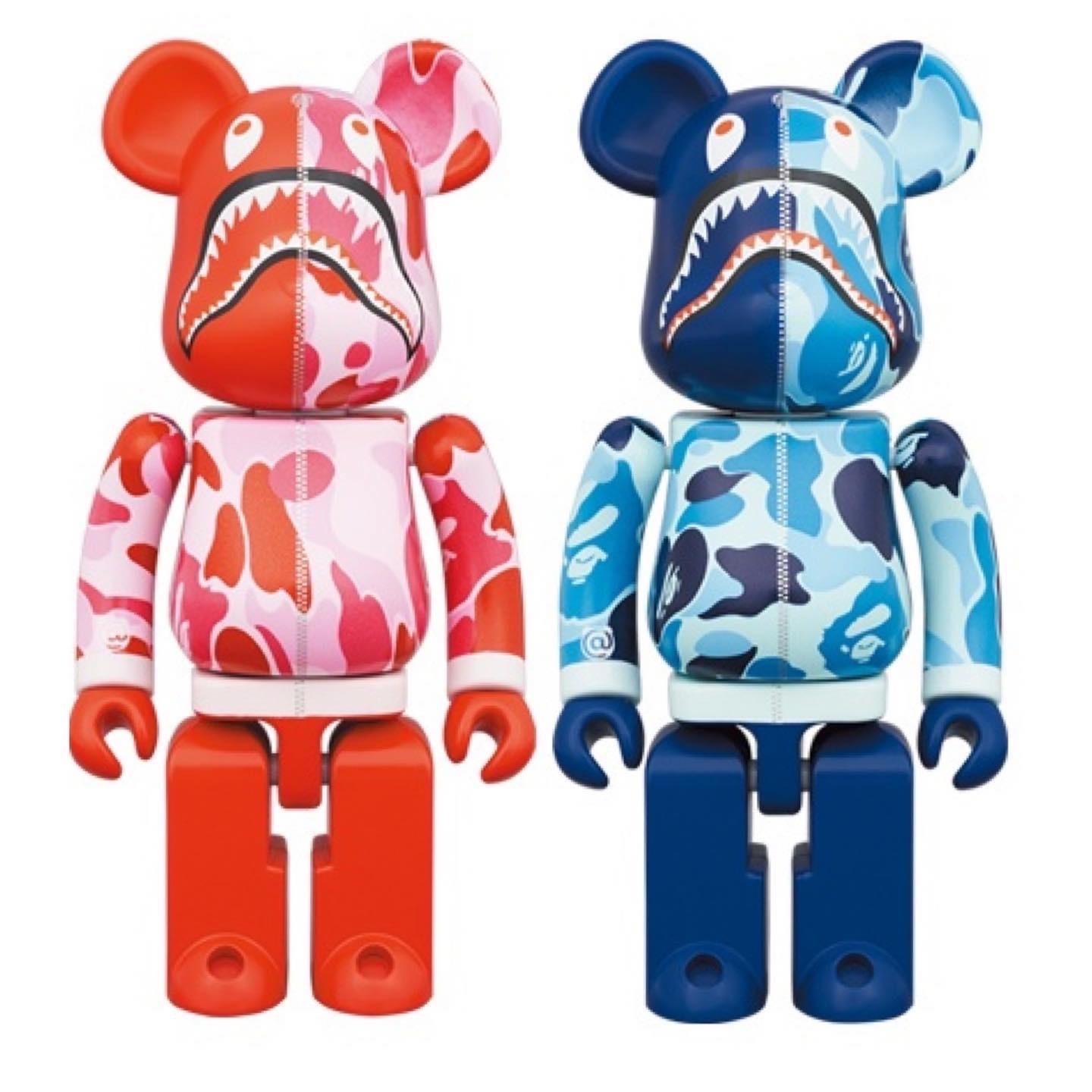 超合金Bearbrick Bape(R) ABC Camo Shark