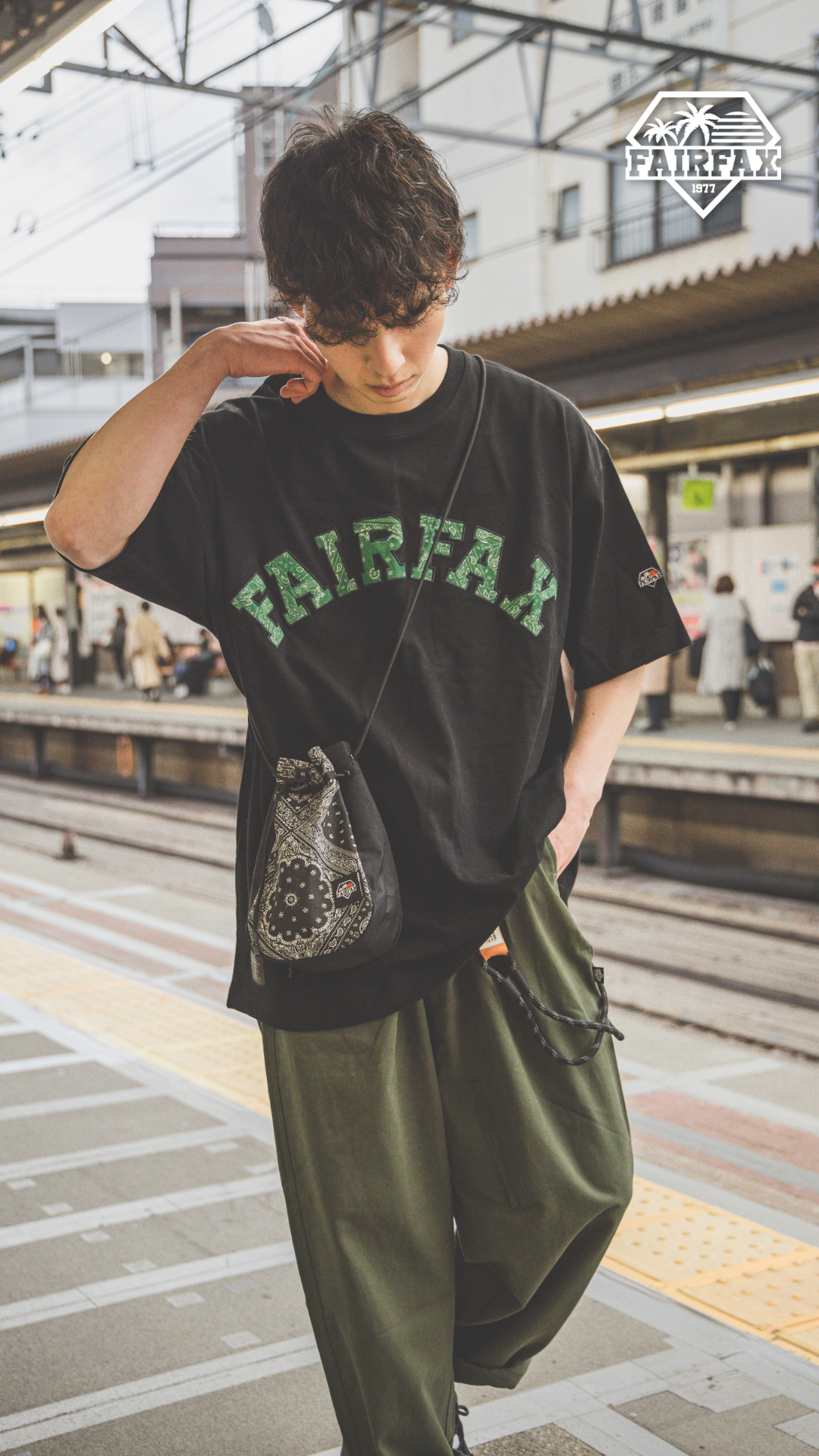 Fairfax Bandana Font Tee