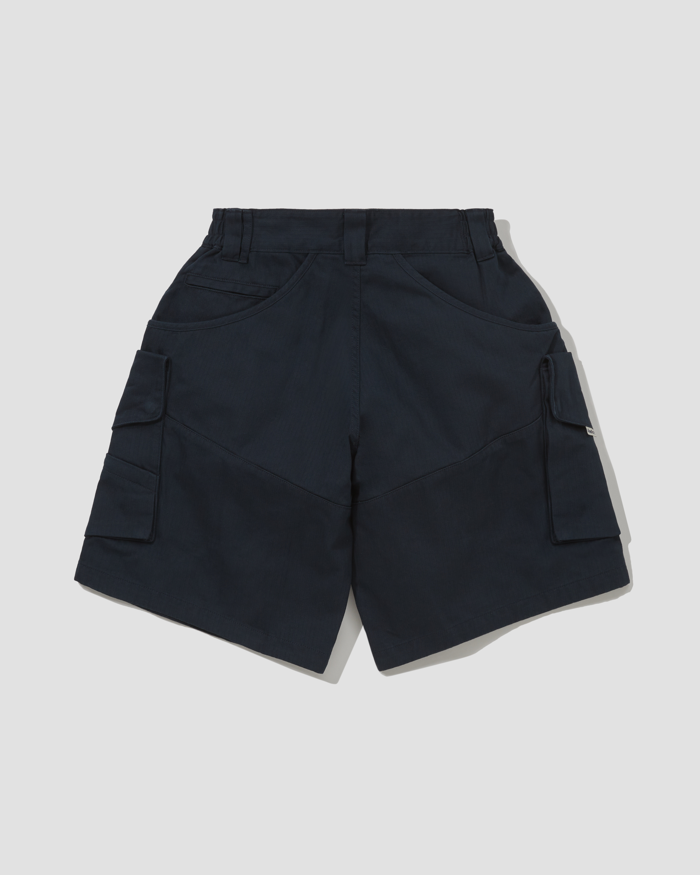 LAKH Slanted Pockets Cargo Shorts