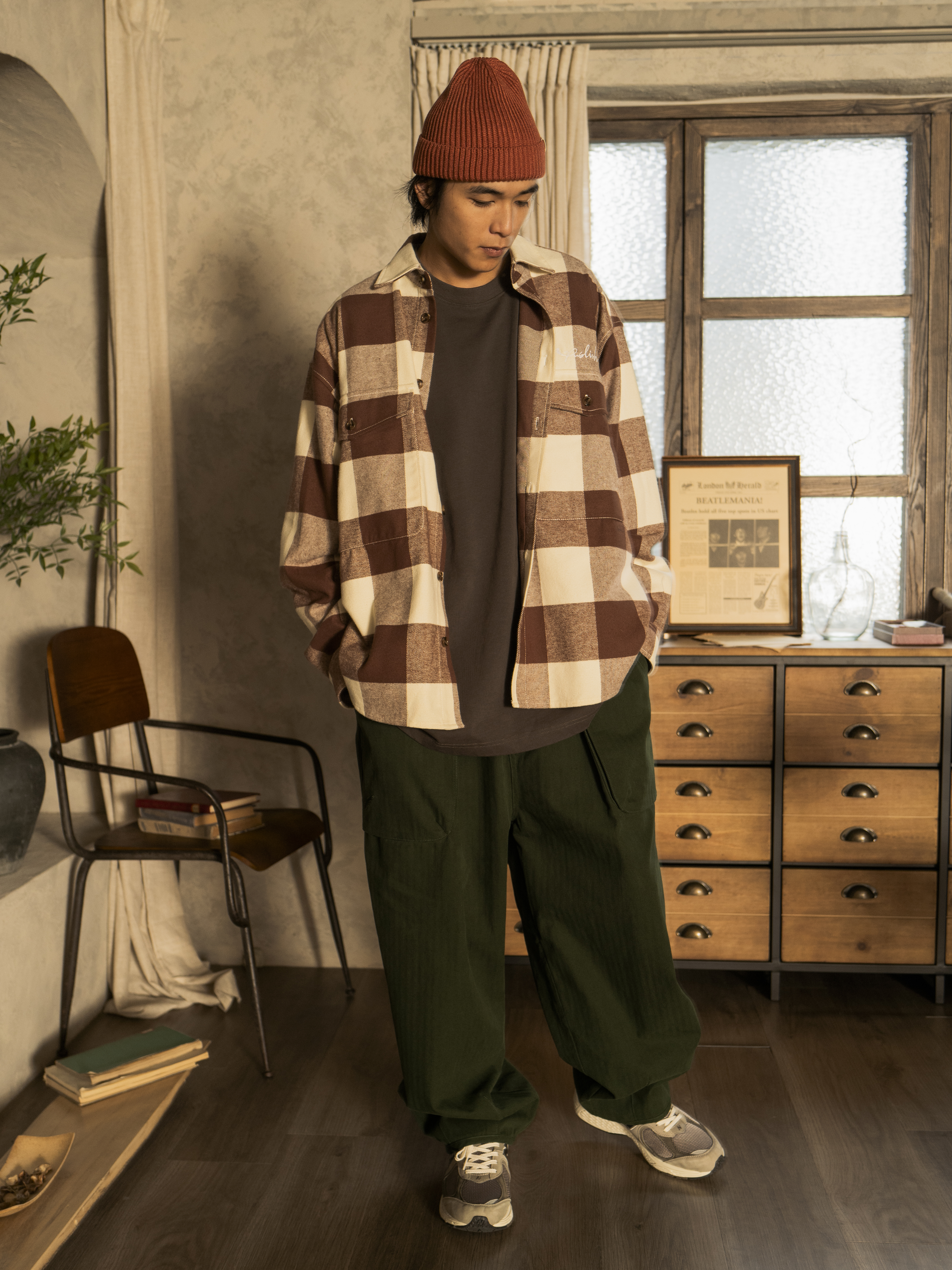 Publish Martial Herringbone Pants