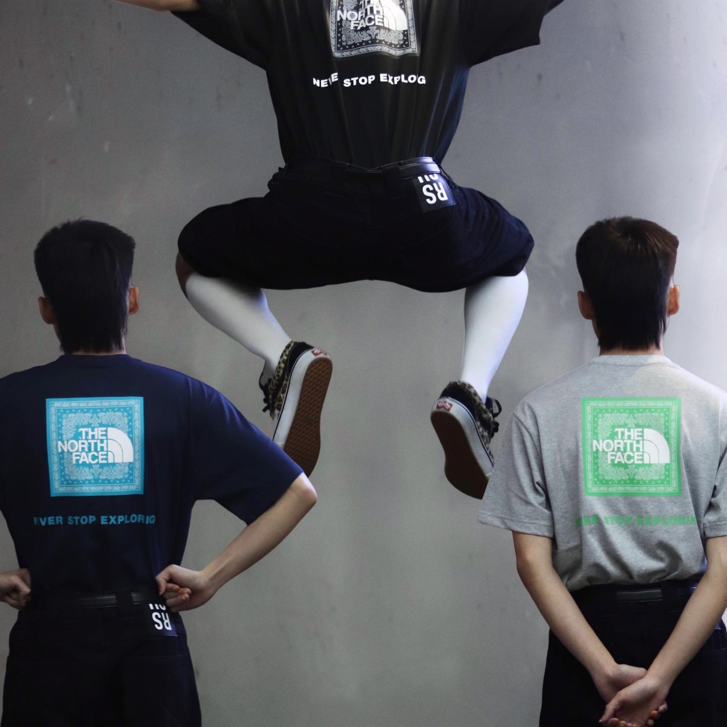 The North Face Bandana Square Logo Tee