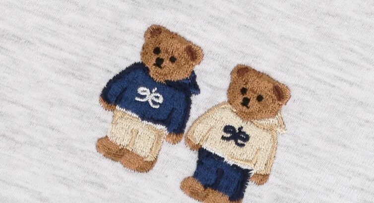 Ambler Twinlook Bear Over fit T-shirt