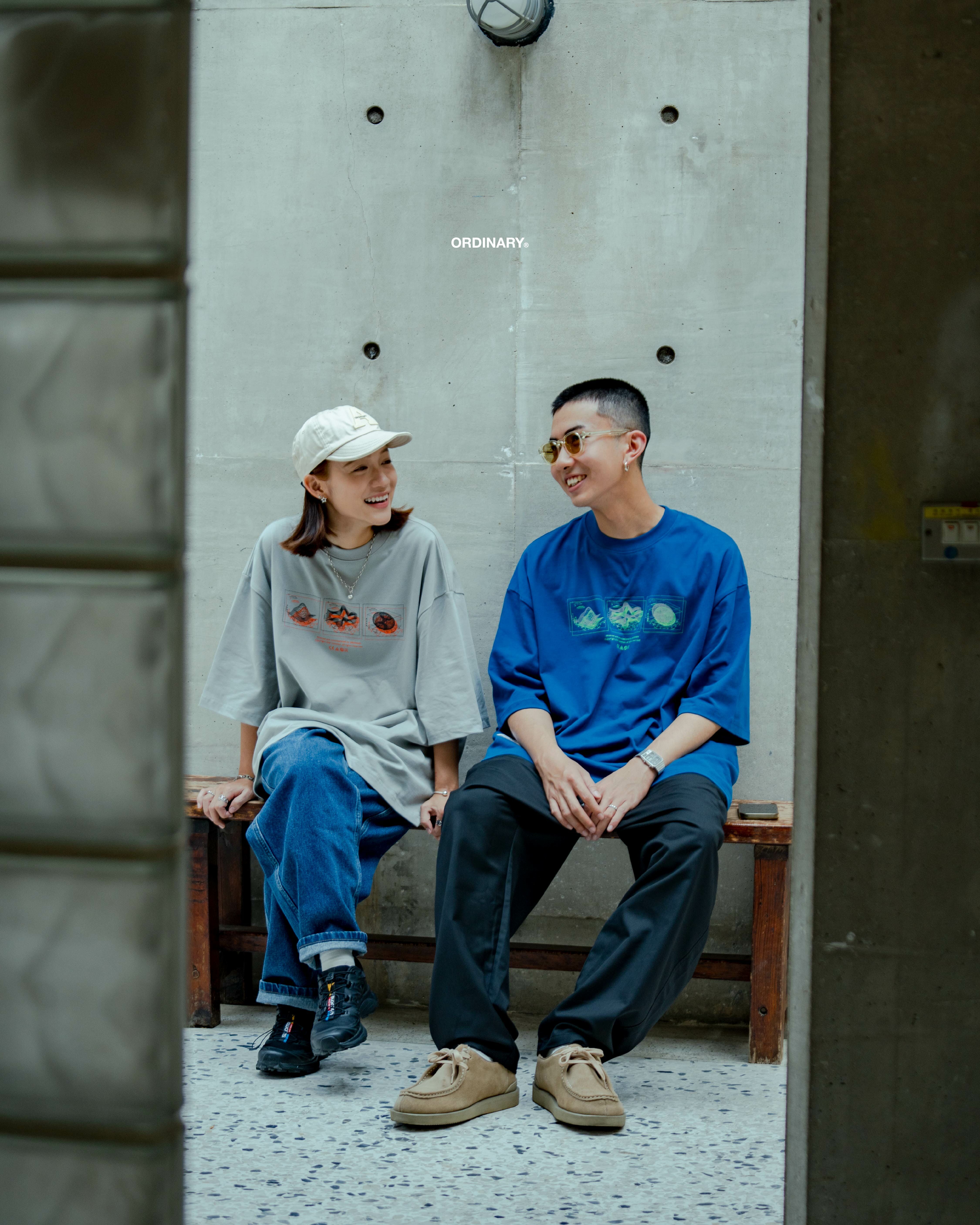 Ordinary未來感幾何短tee