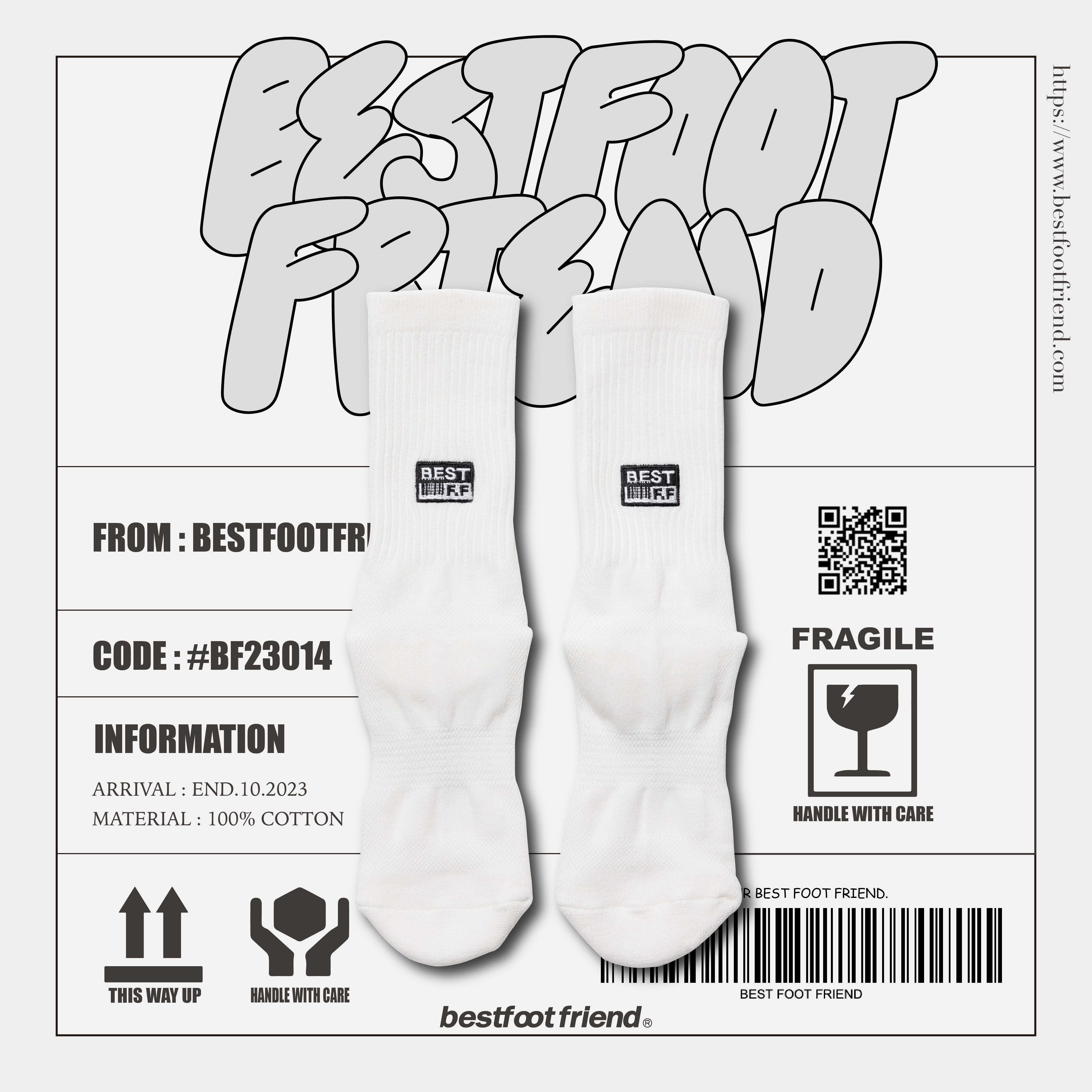 Best Foot Friend Barcode