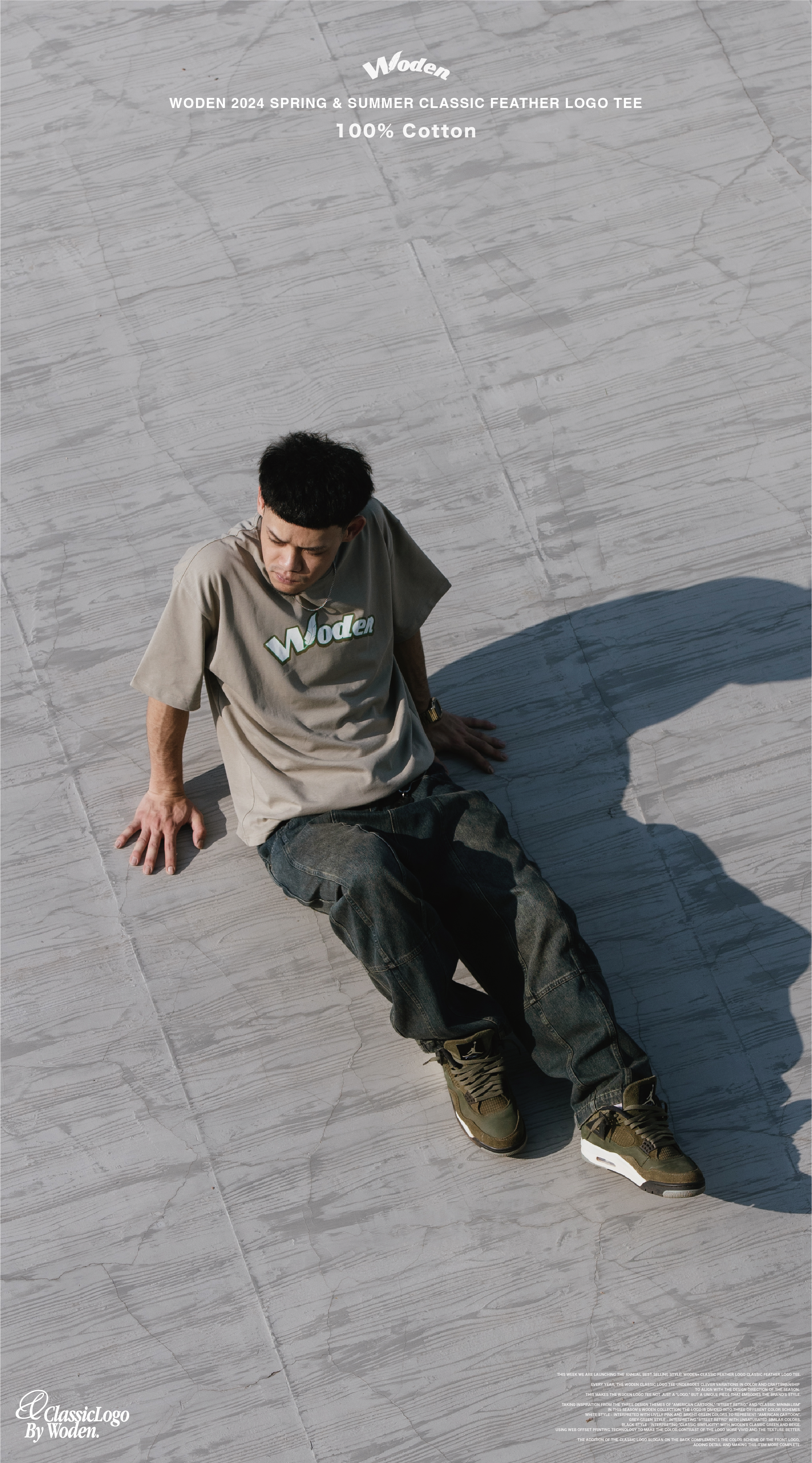 Wodern Classic Feather Logo Tee