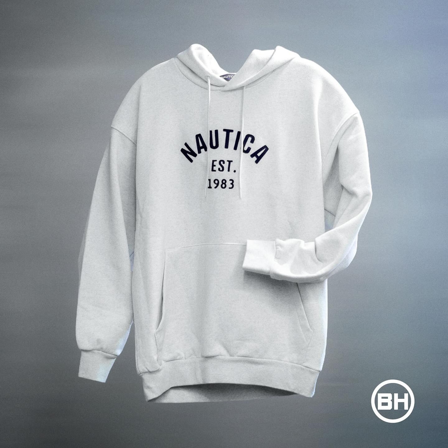 Nautica Felt Patch Arch Logo Hoodie