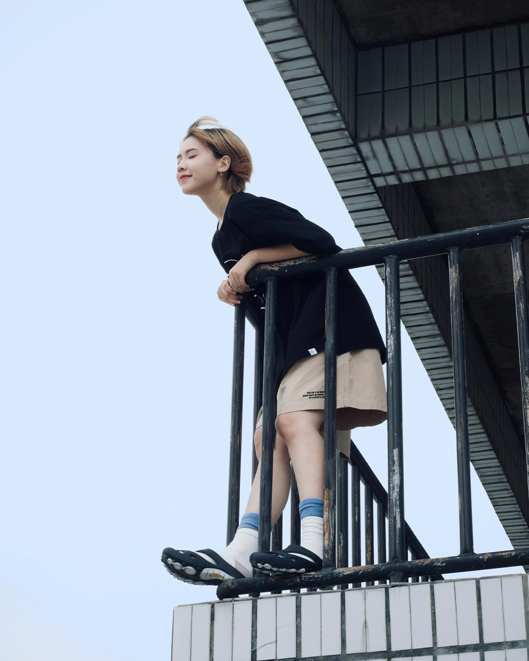 FAAM 雙層針織高筒襪