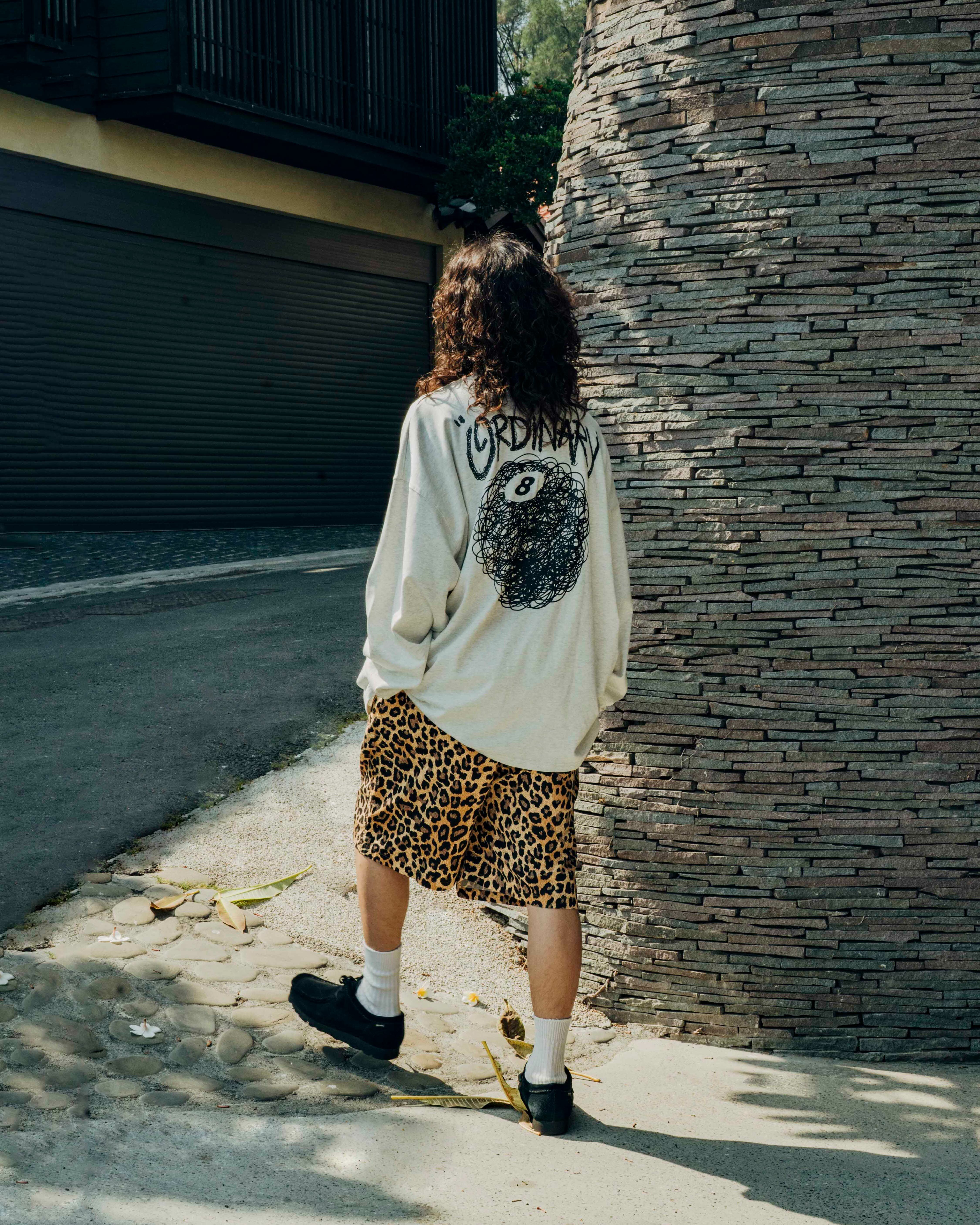 Ordinary Crayon 8 Ball Long Sleeve Tee