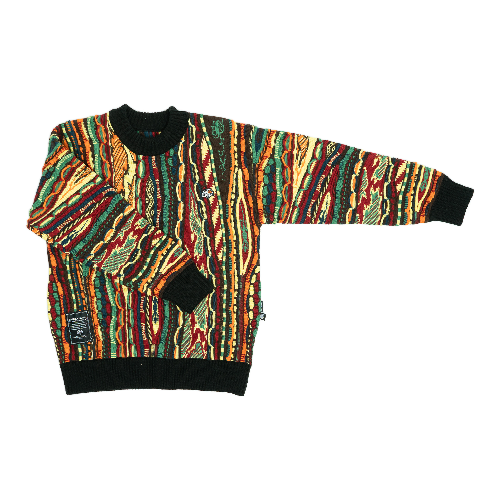 Fairfax Coogi Pattern Embroidered Box
