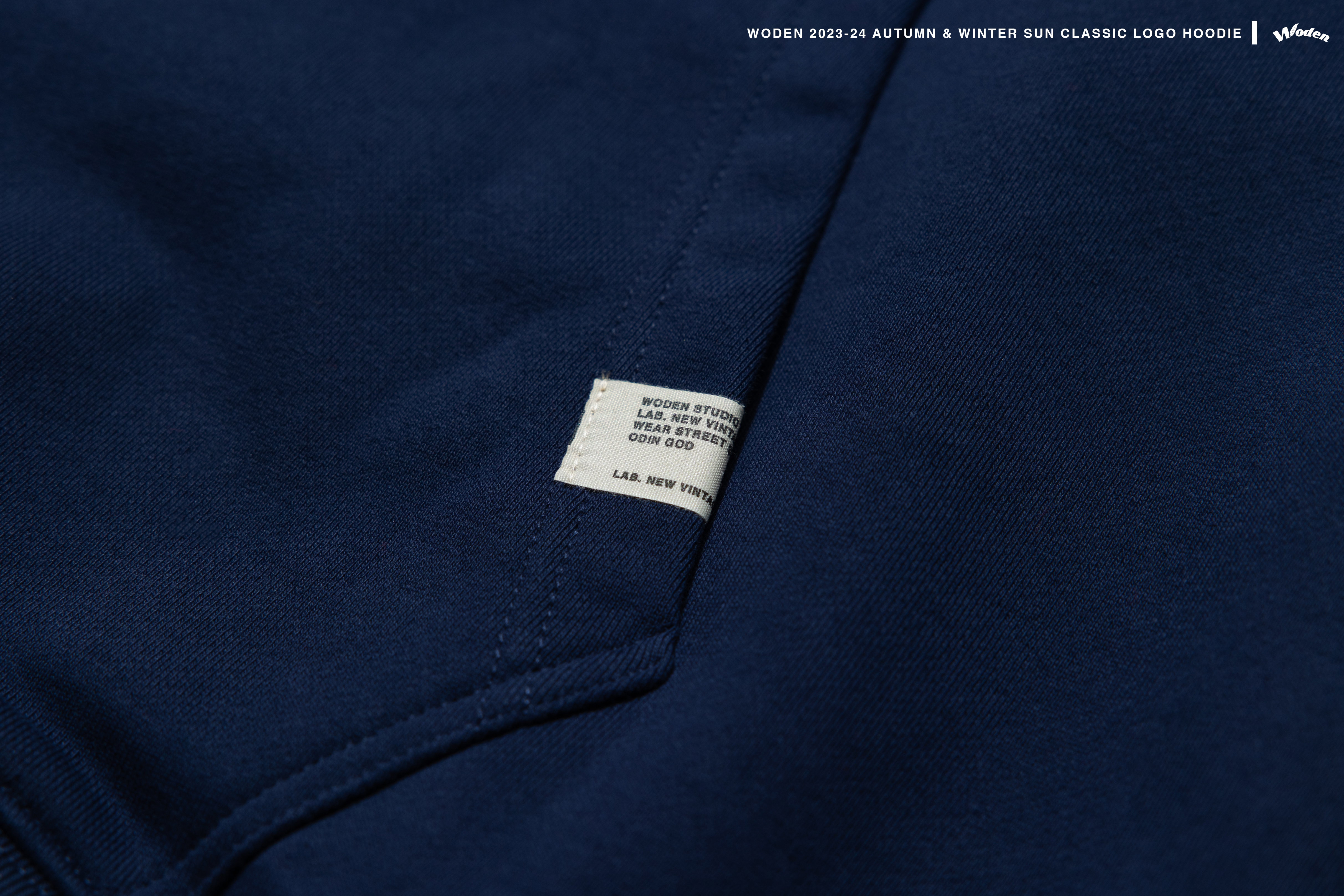 Woden Sun Classic Logo Hoodie