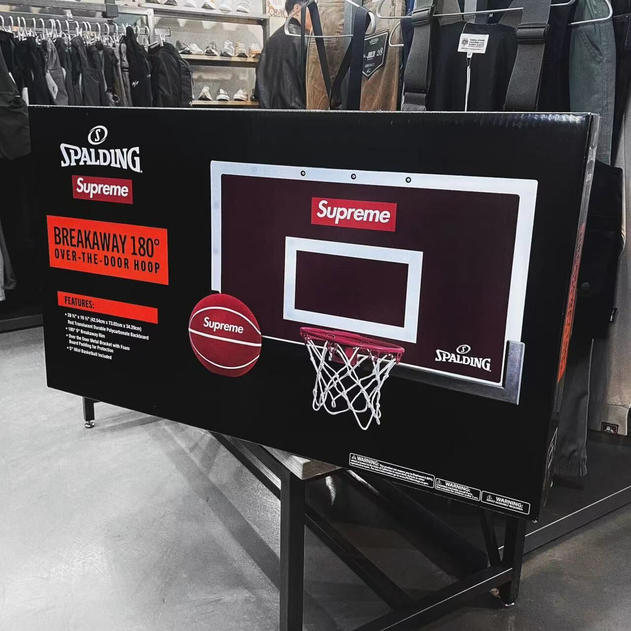 Supreme Spalding Mini Basketball Hoop