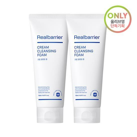 Real Barrier Cream Cleansing Foam 150ml [Olive Young Double Planning Set]