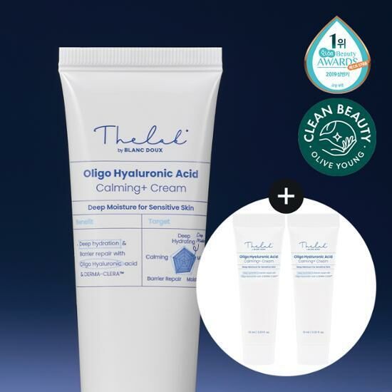 The Lab by Blanc Doux Oligo Hyaluronic Acid Calming+ Cream 80ml [Olive Young Planning Set]